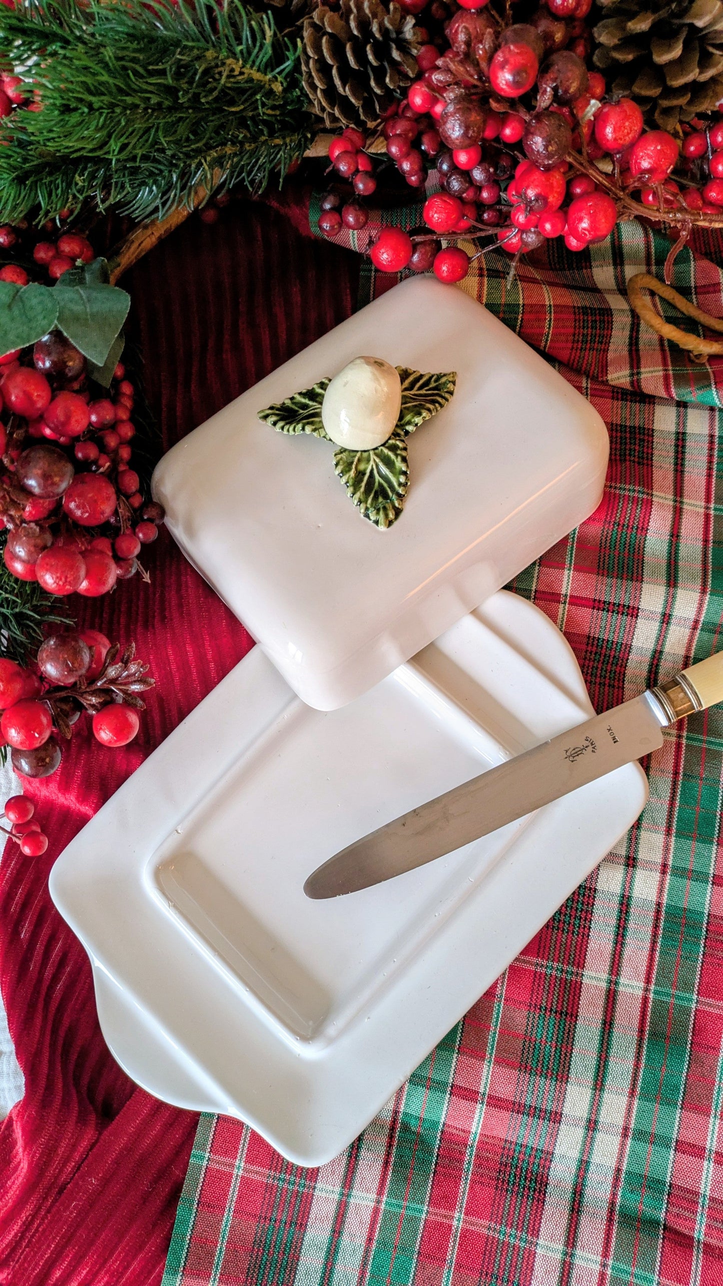 Beurrier en faïence De Raymonde à Zoé