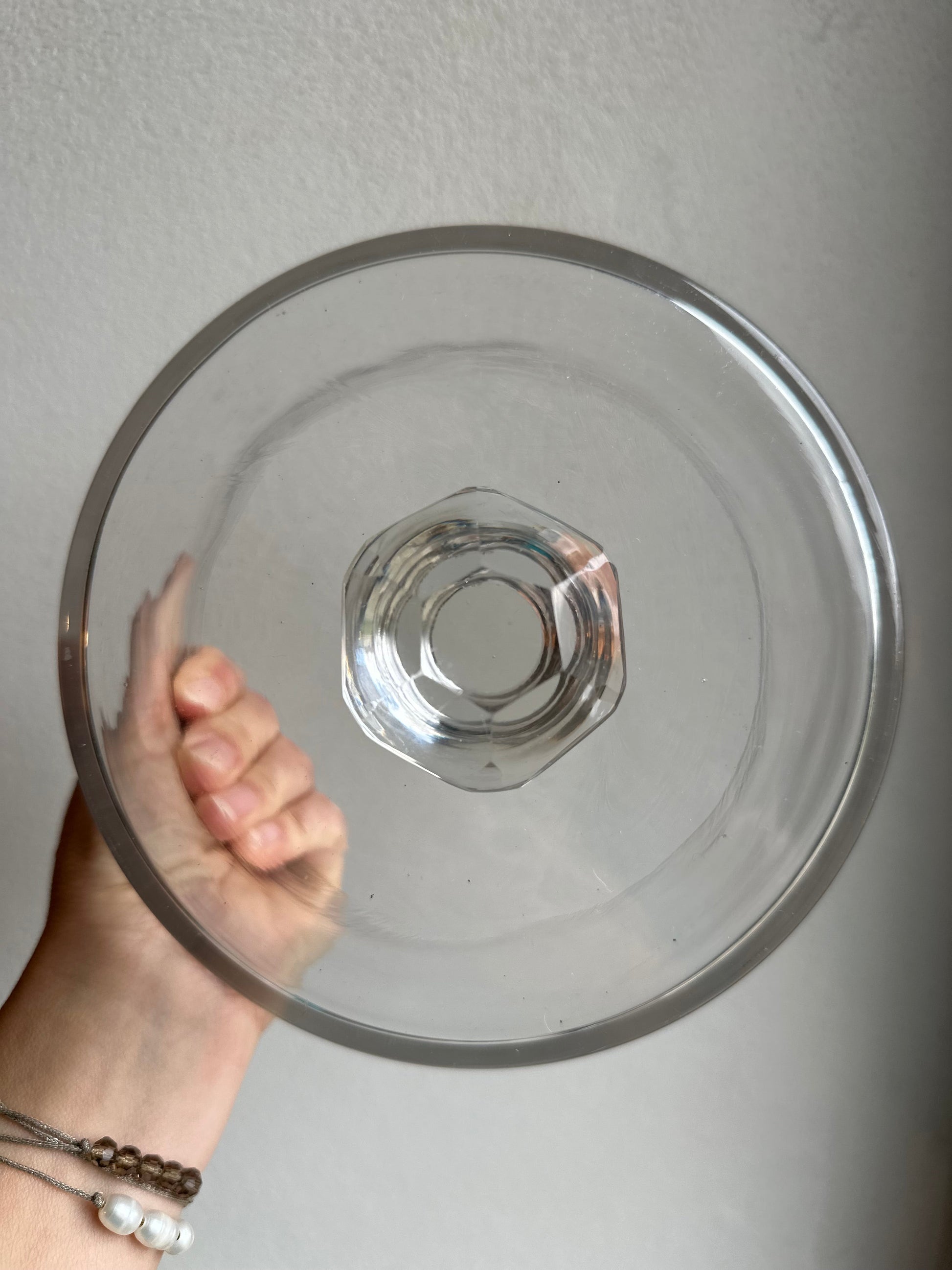 Cloche à fromages ou gâteaux en cristal De Raymonde à Zoé
