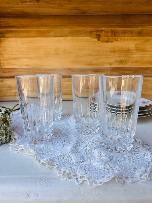 Ensemble de 4 verres à orangeade en cristal De Raymonde à Zoé