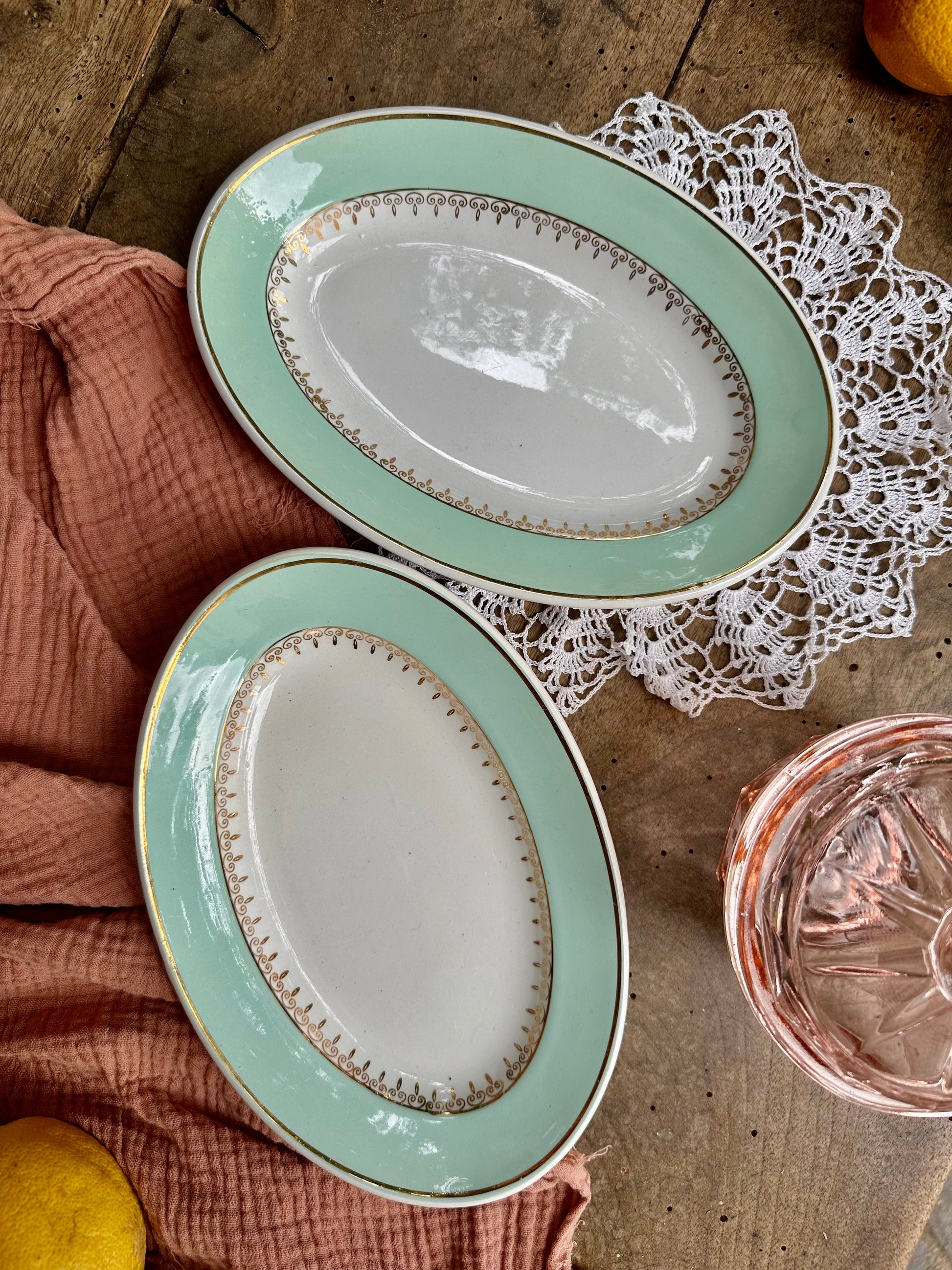 Ravier en faïence de Luneville De Raymonde à Zoé