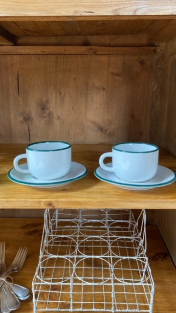 Ensemble de 4 grandes tasses à café ou à thé De Raymonde à Zoé