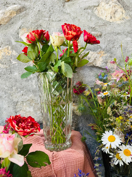 Grand vase en cristal De Raymonde à Zoé
