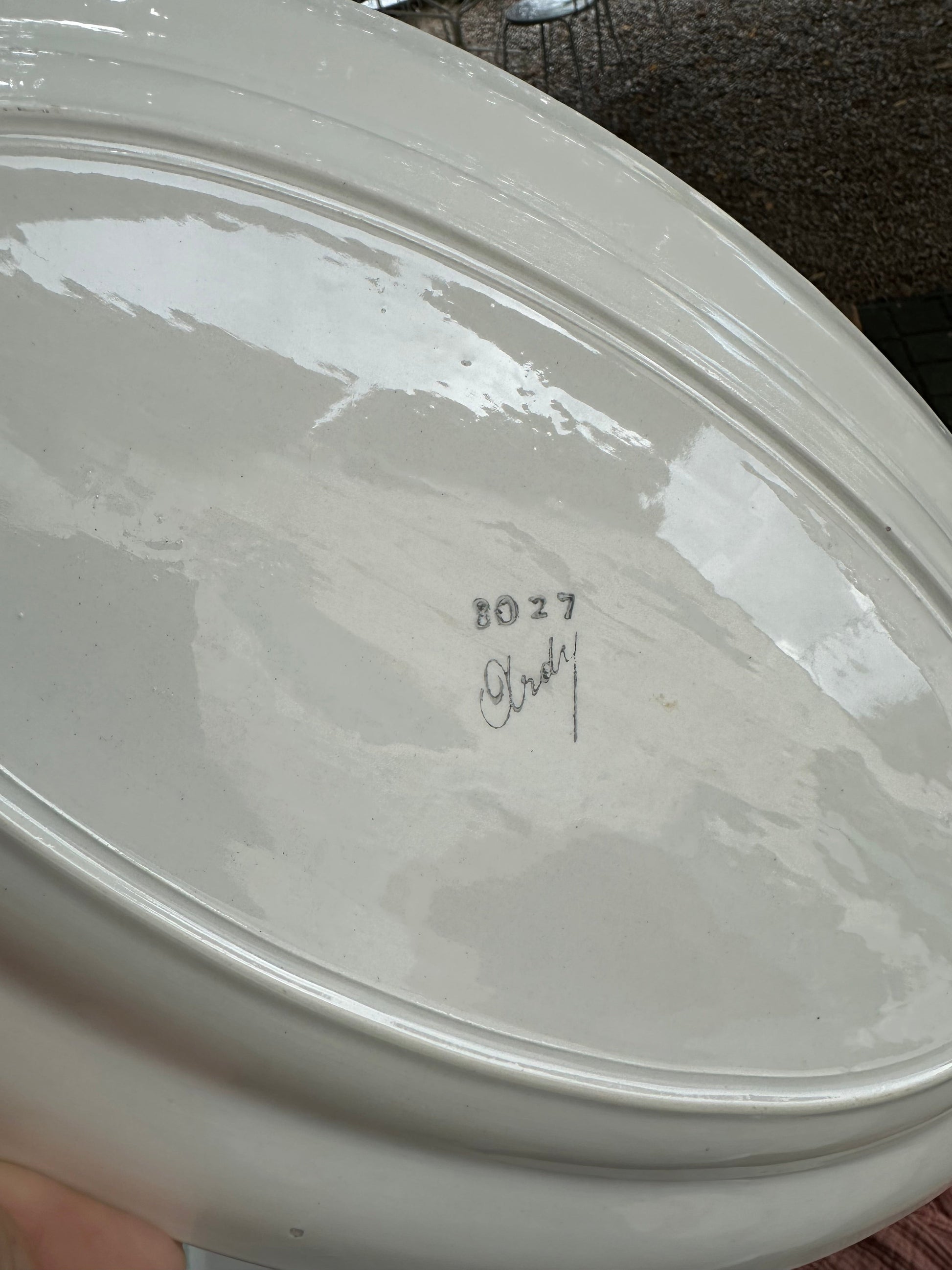 Duo de plats en faïence De Raymonde à Zoé