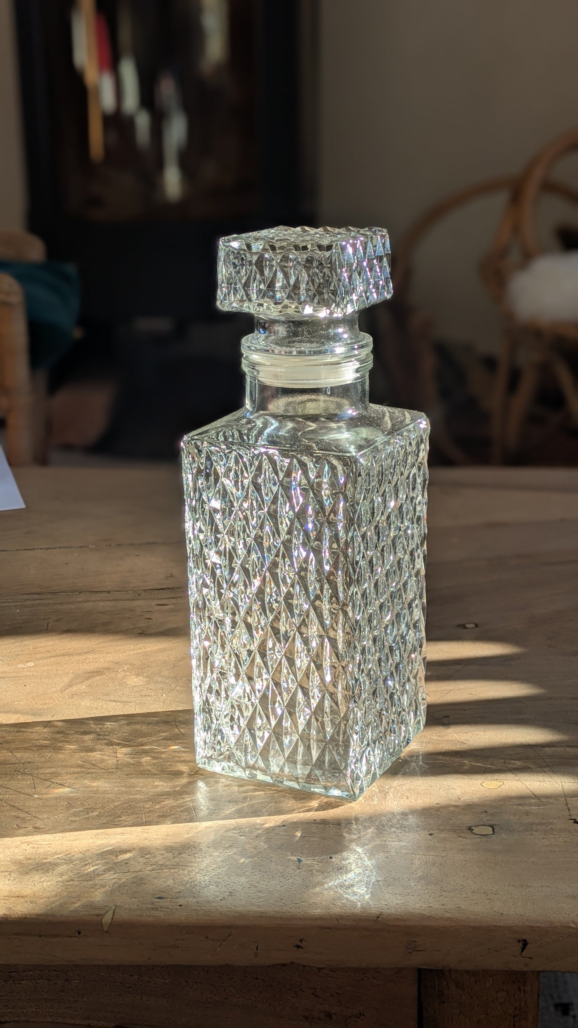 Carafe à whisky en verre De Raymonde à Zoé