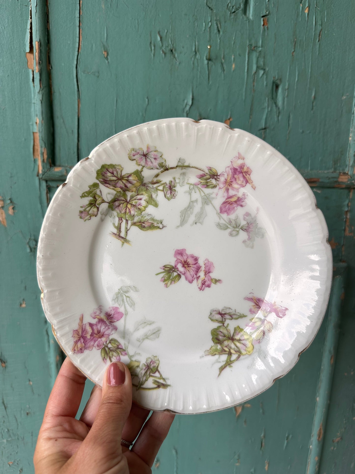 6 assiettes à dessert en porcelaine De Raymonde à Zoé
