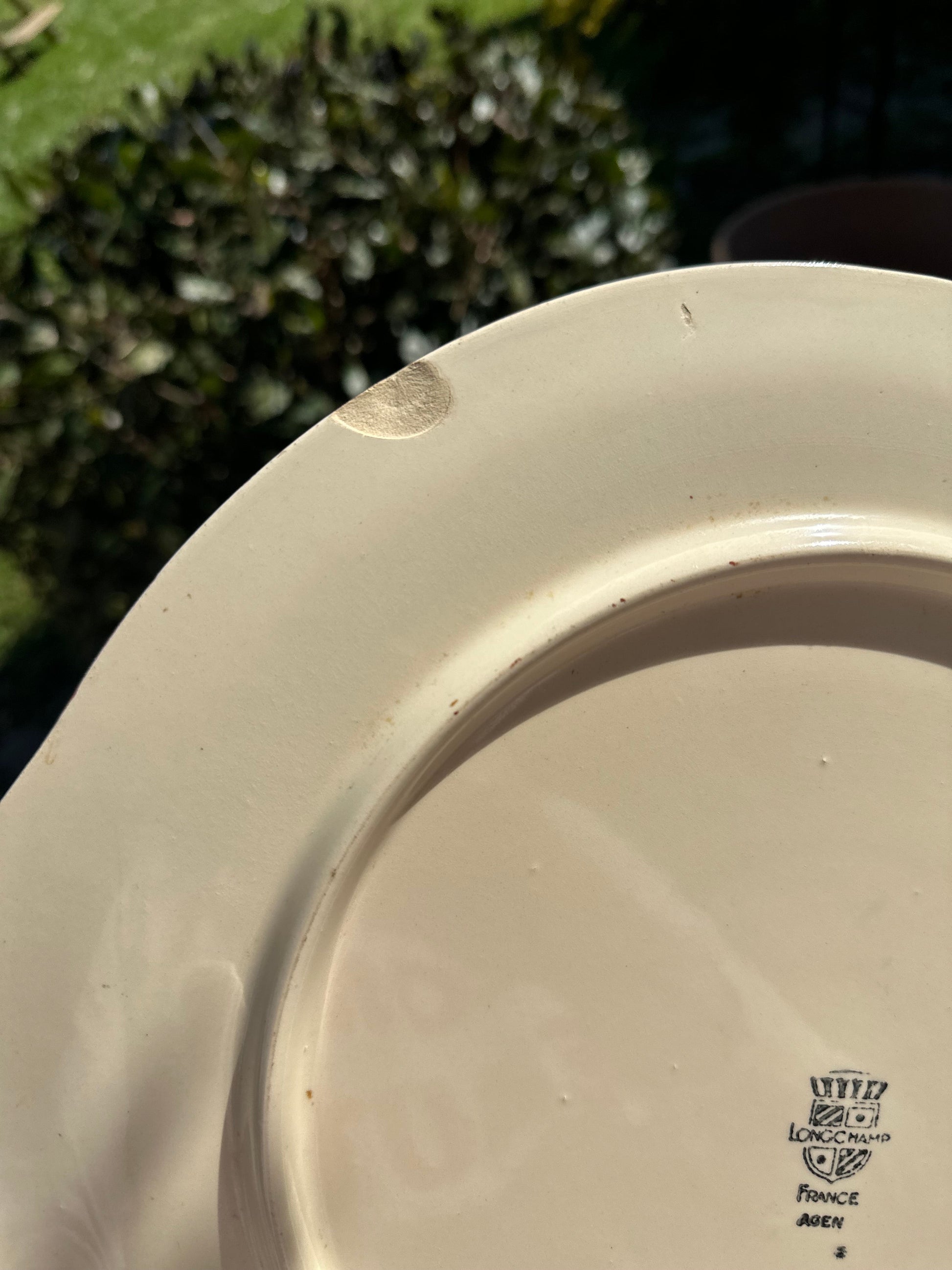 Plat à tarte Longchamp modèle Agen De Raymonde à Zoé