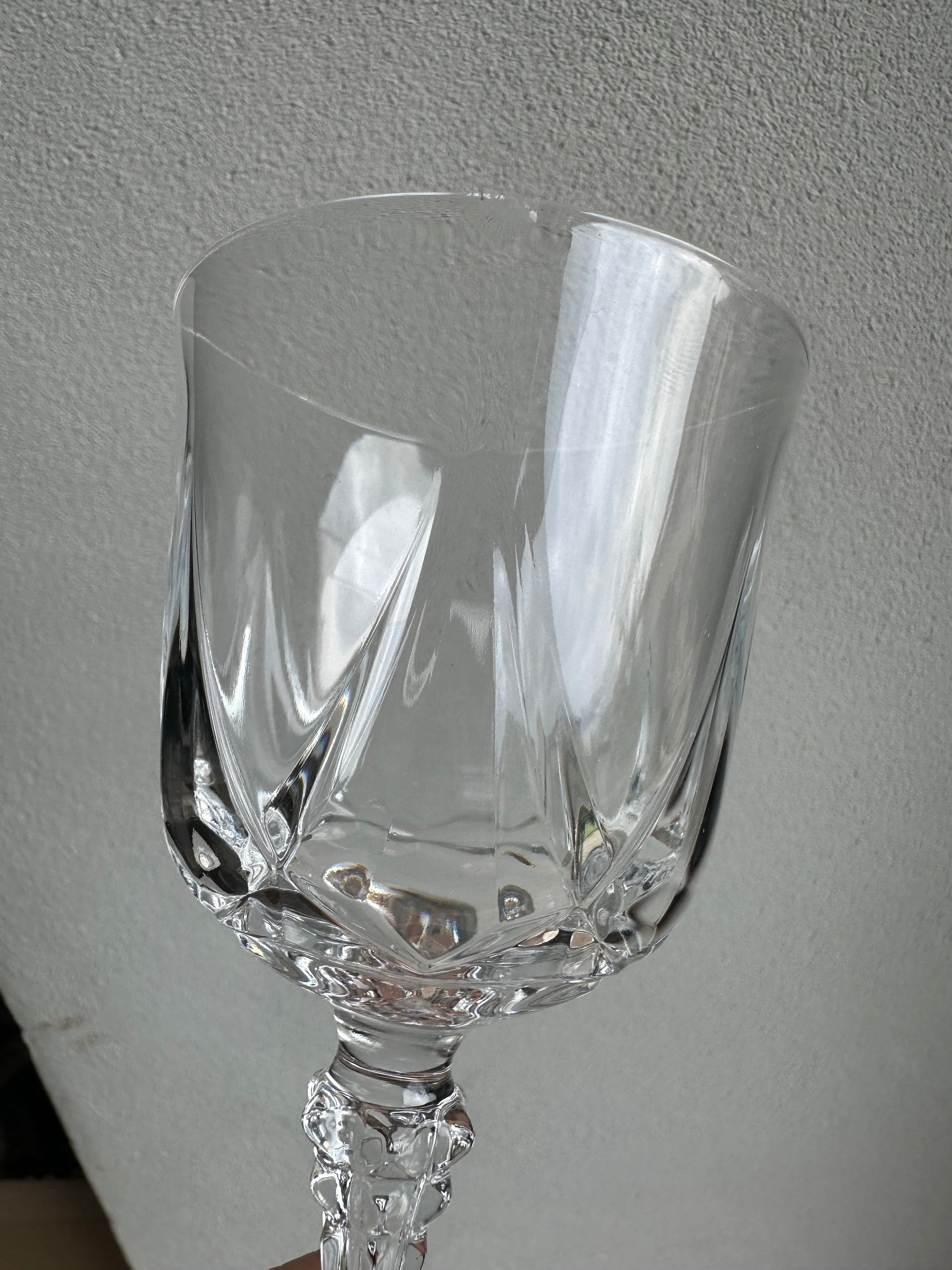 Ensemble de 6 verres à eau ou à vin cristal De Raymonde à Zoé