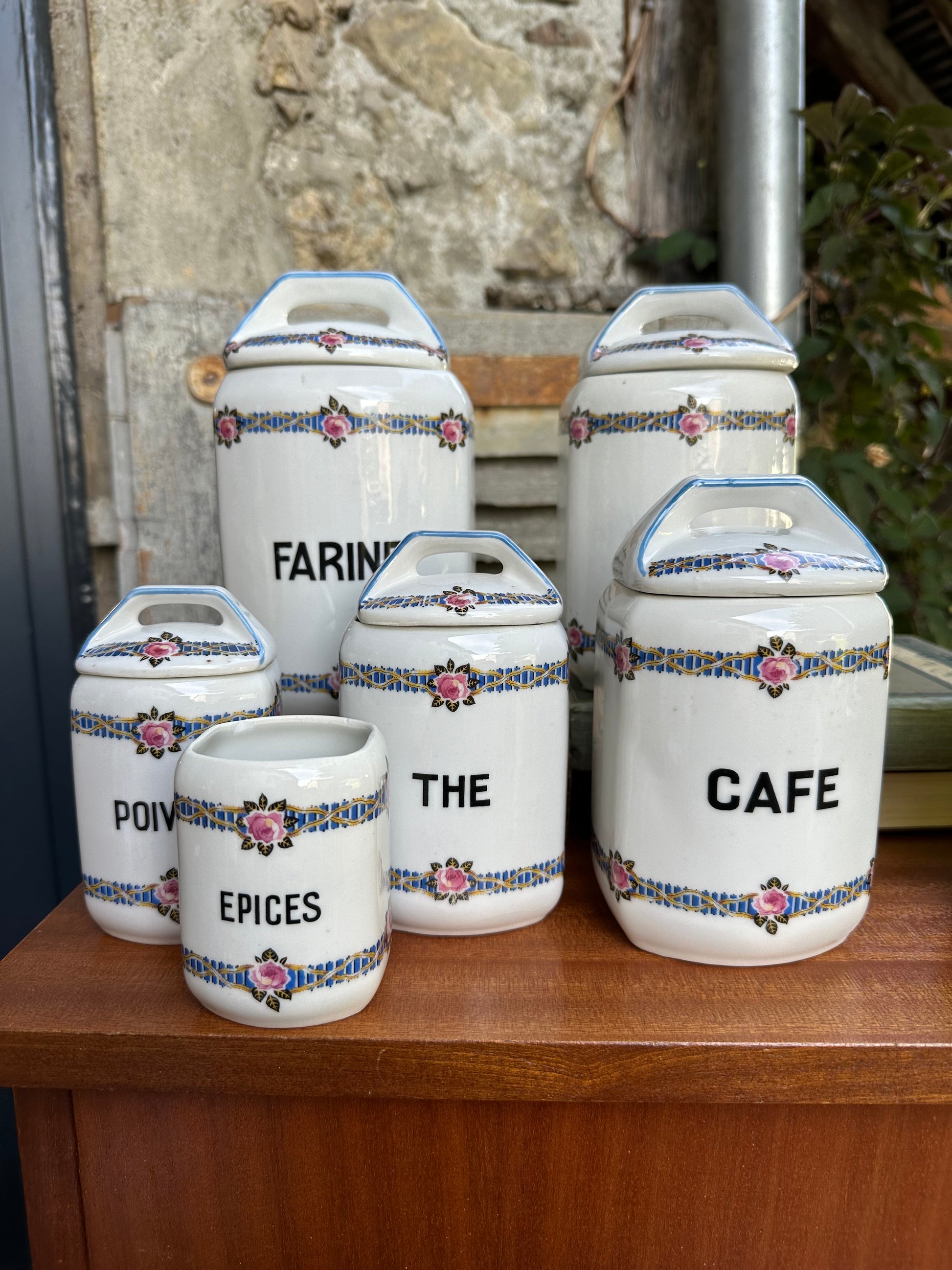 Ensemble de 6 pots à épices De Raymonde à Zoé