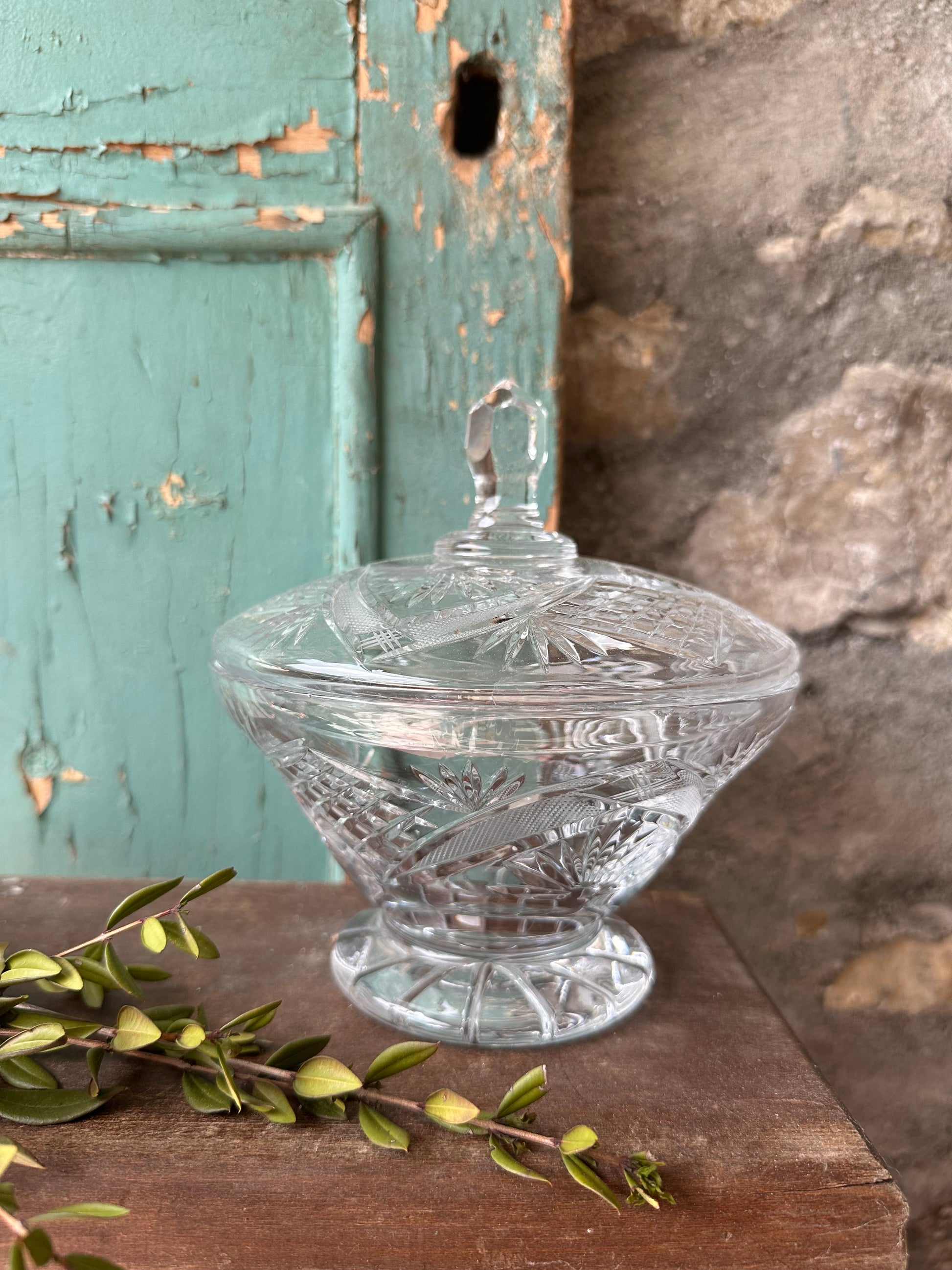 Bonbonnière en cristal De Raymonde à Zoé