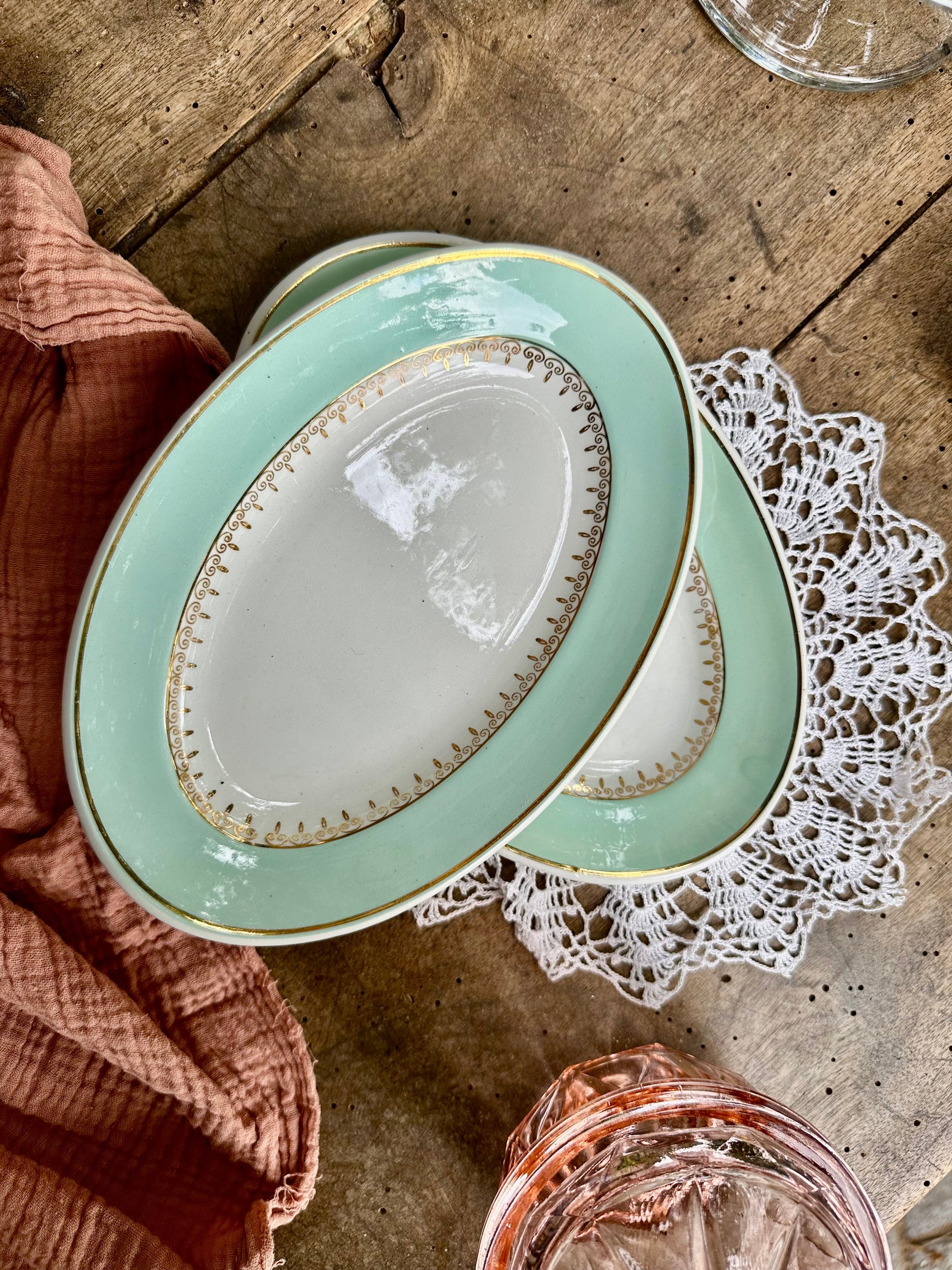 Ravier en faïence de Luneville De Raymonde à Zoé