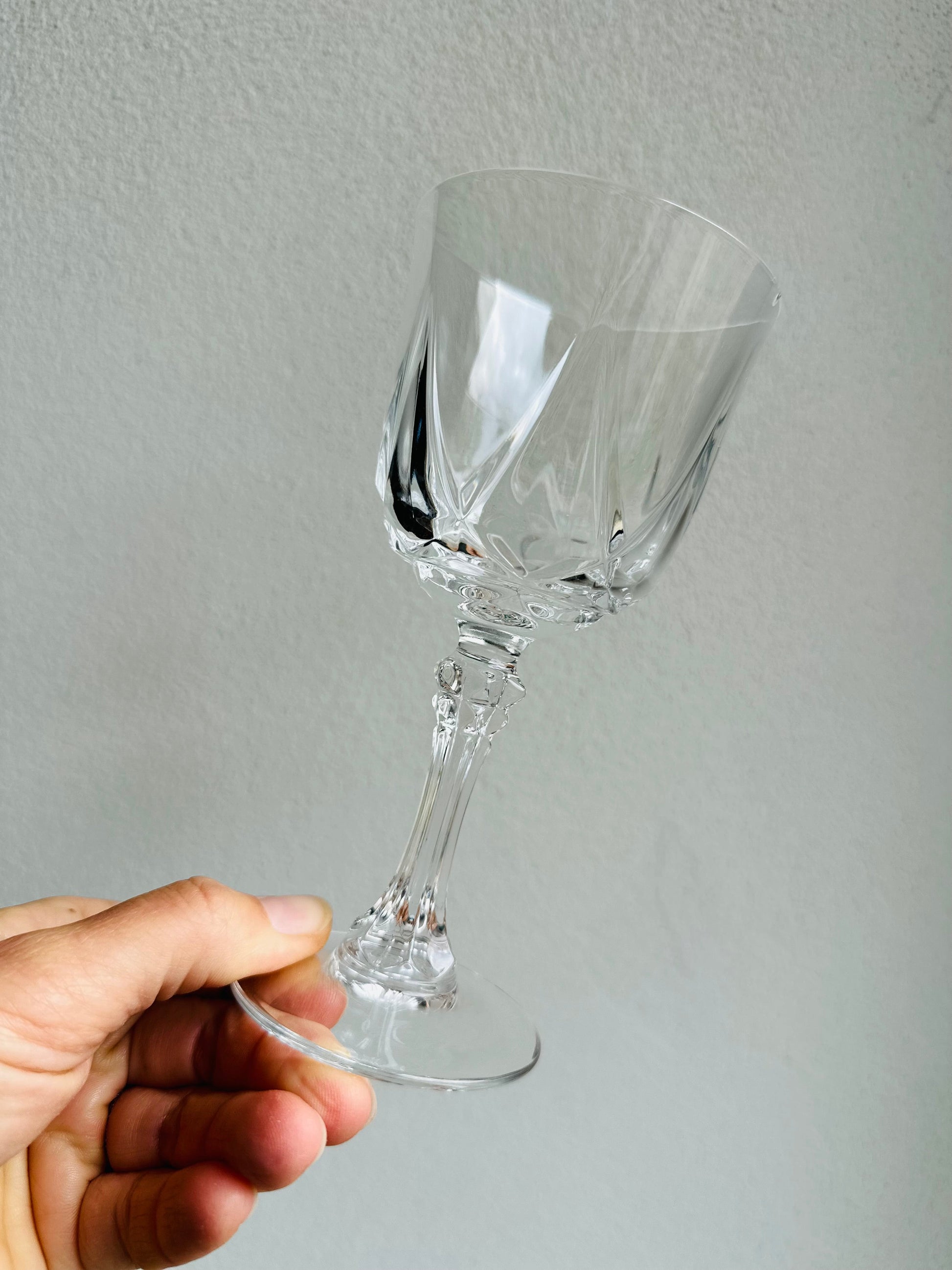 Ensemble de 6 verres à eau ou à vin cristal De Raymonde à Zoé