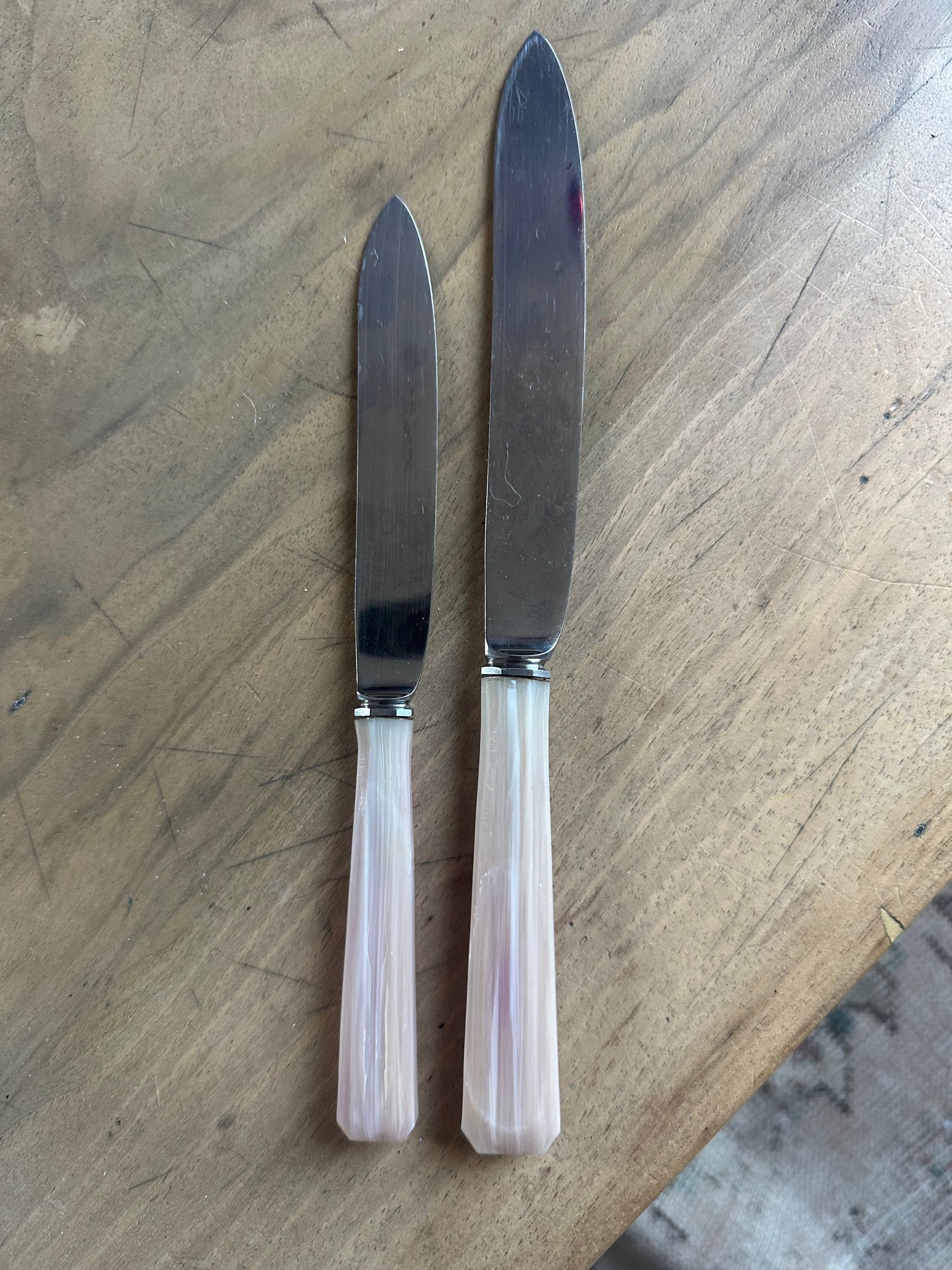 Ensemble de 24 couteaux vintage dans leur étui De Raymonde à Zoé