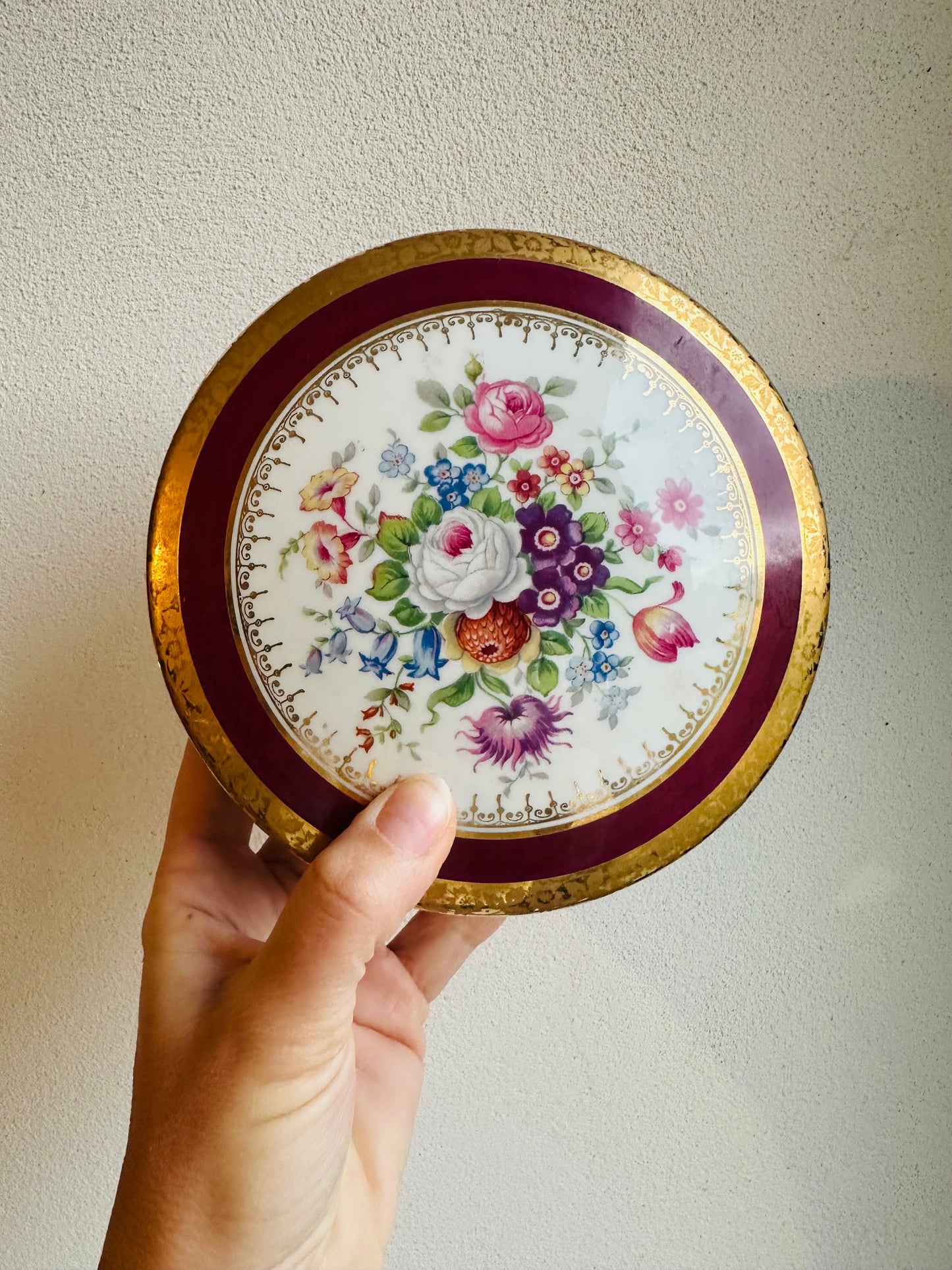 Boite à bijoux en porcelaine de Limoges De Raymonde à Zoé