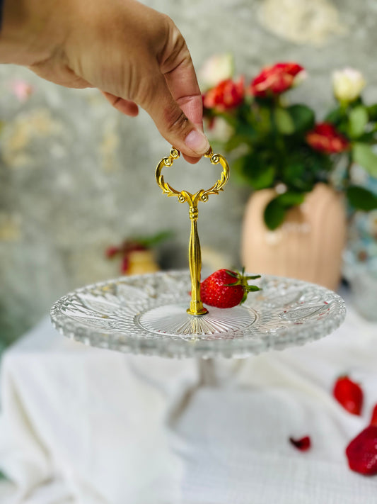 Petit serviteur en verre moulé De Raymonde à Zoé