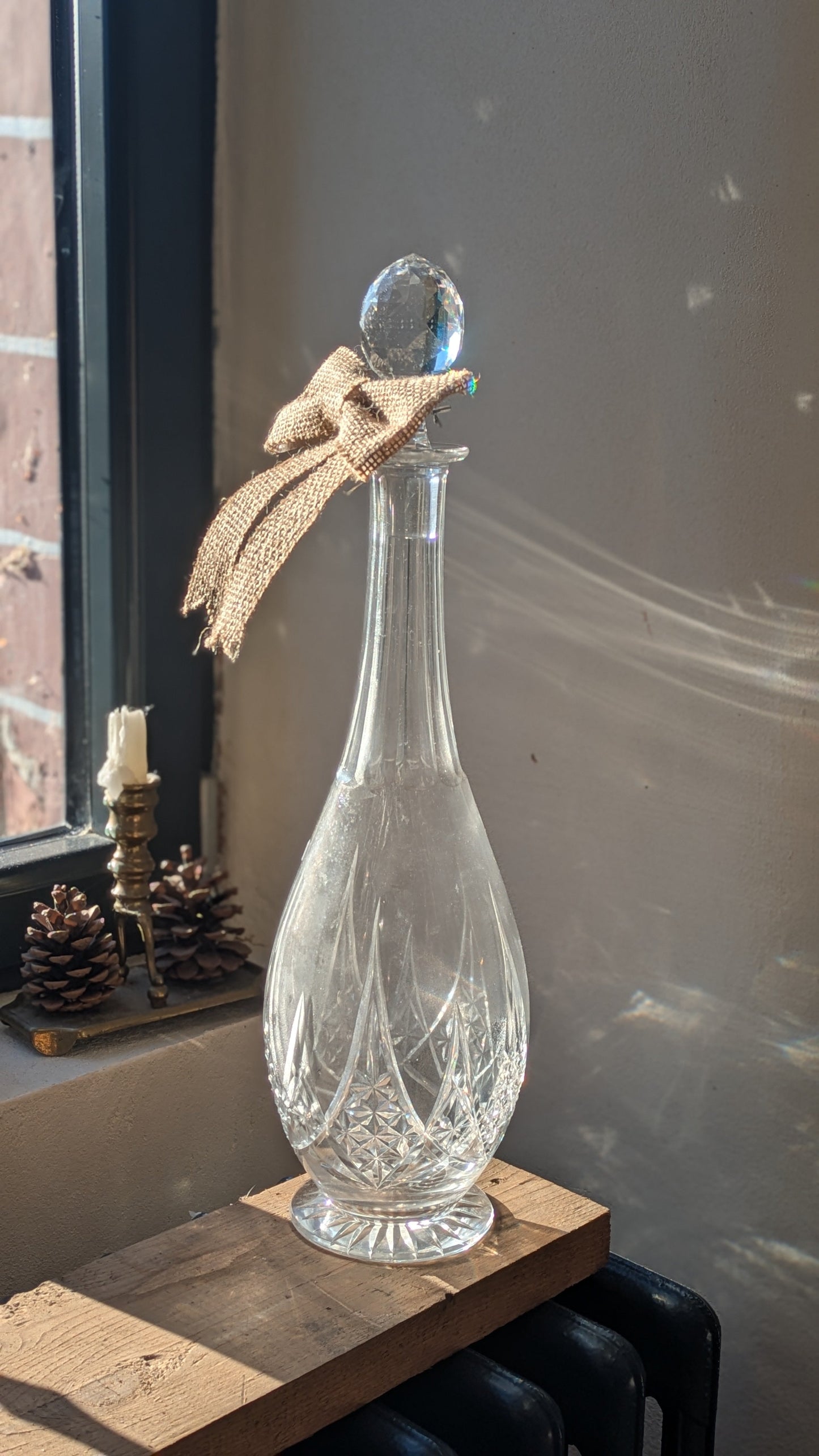 Carafe à décanter en cristal taillé De Raymonde à Zoé