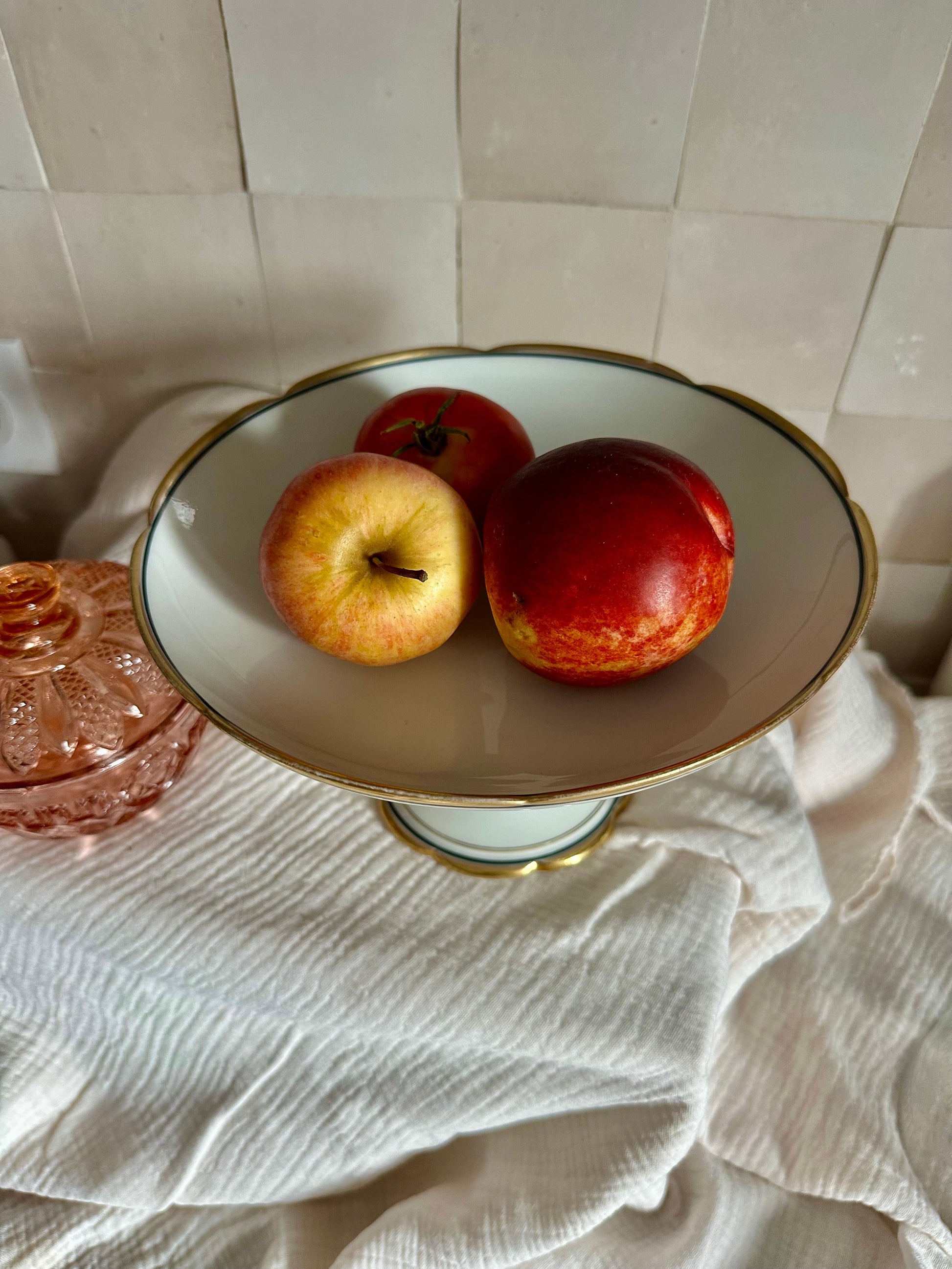 Compotier en porcelaine De Raymonde à Zoé