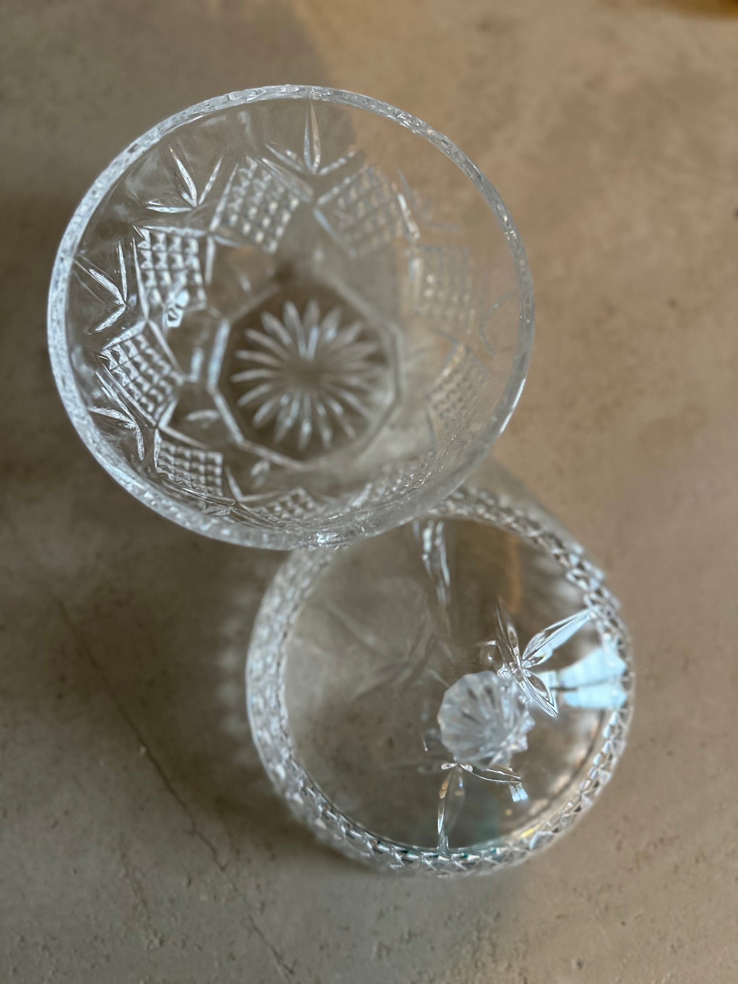 Bonbonnière en cristal vintage De Raymonde à Zoé