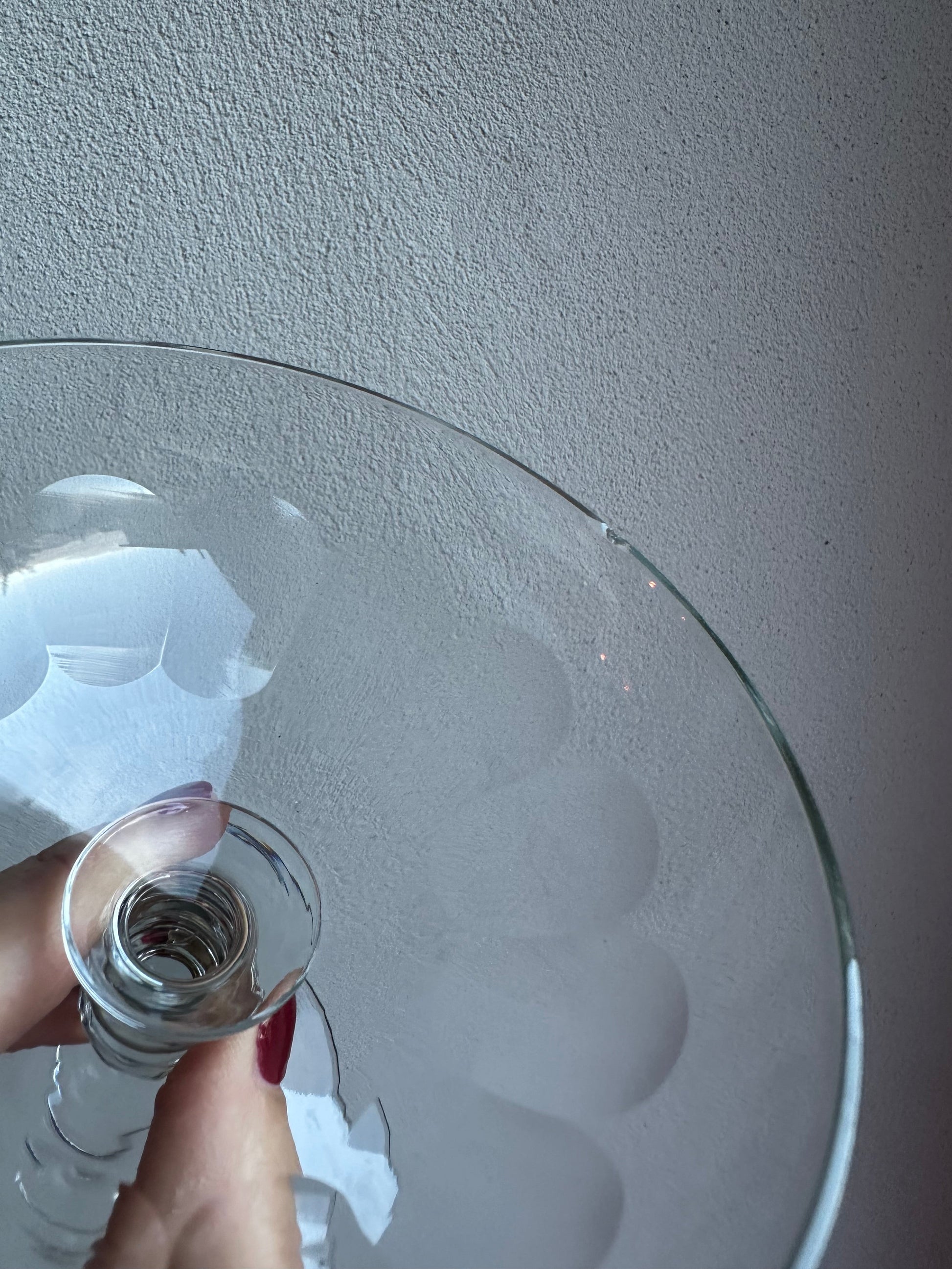 5 coupes à champagne ancienne en cristal De Raymonde à Zoé