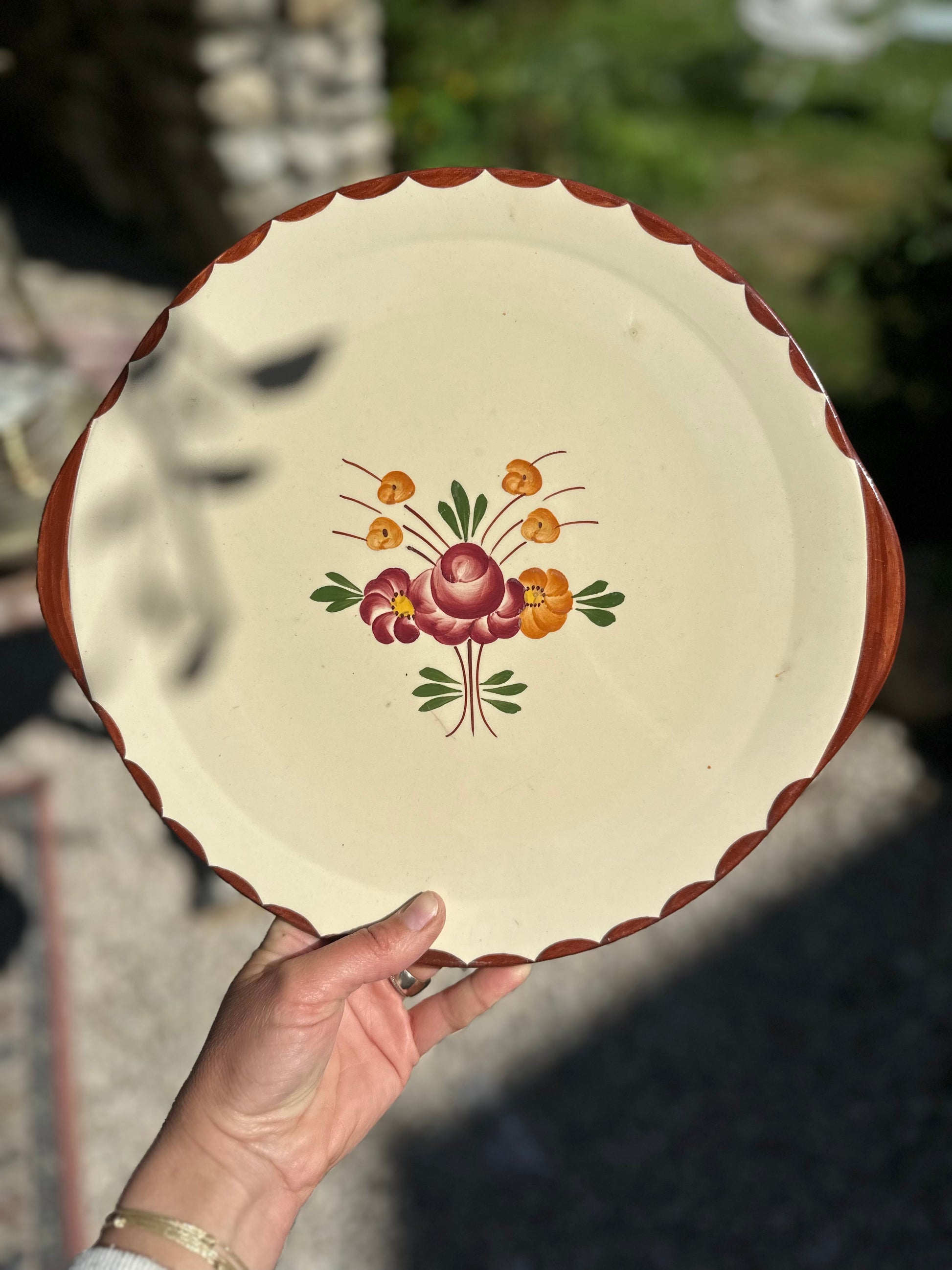 Plat à tarte Longchamp modèle Agen De Raymonde à Zoé