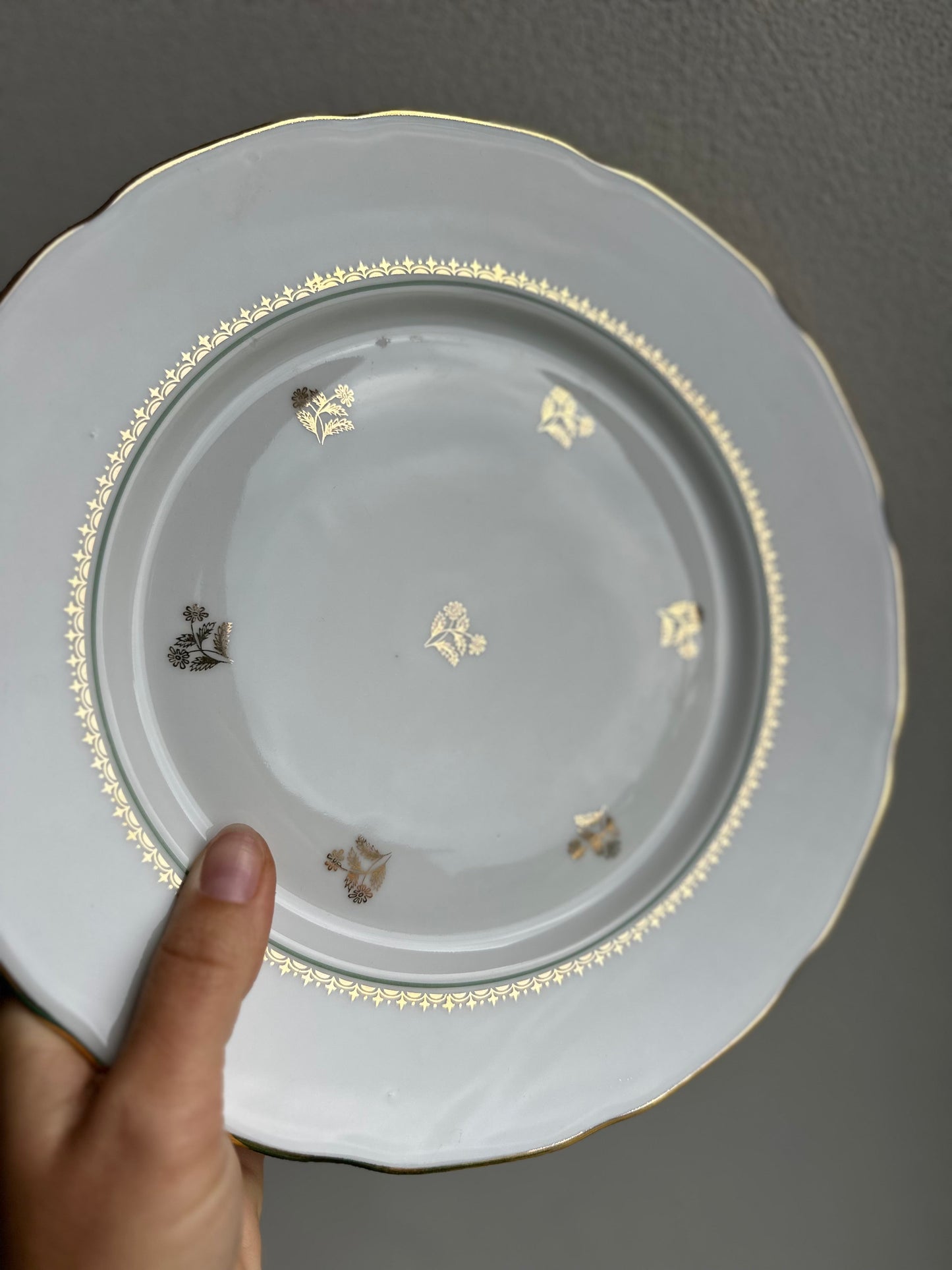 8 assiettes plates en porcelaine De Raymonde à Zoé