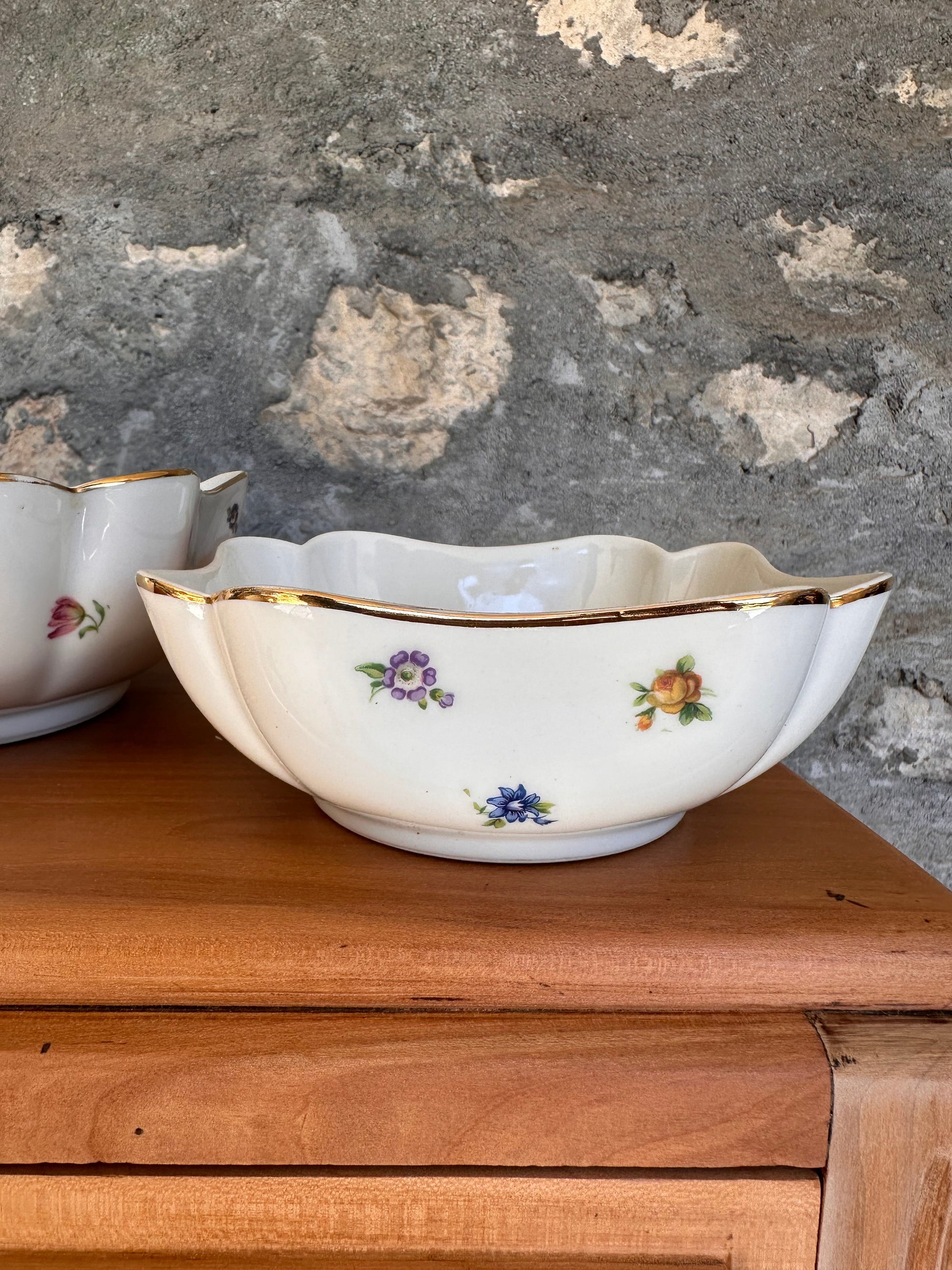 Trio de saladier en porcelaine De Raymonde à Zoé
