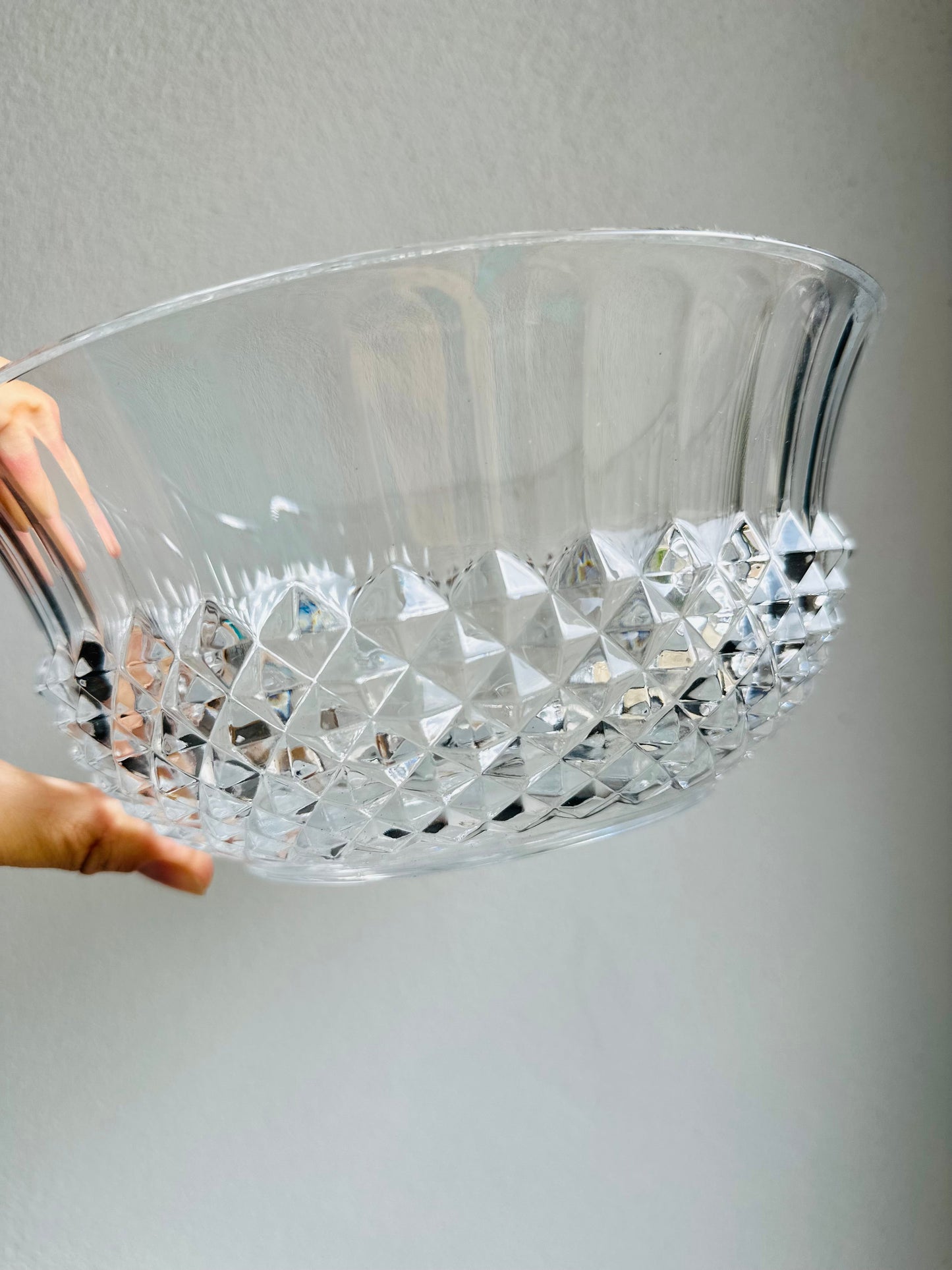 Saladier ou coupe à fruits en cristal De Raymonde à Zoé