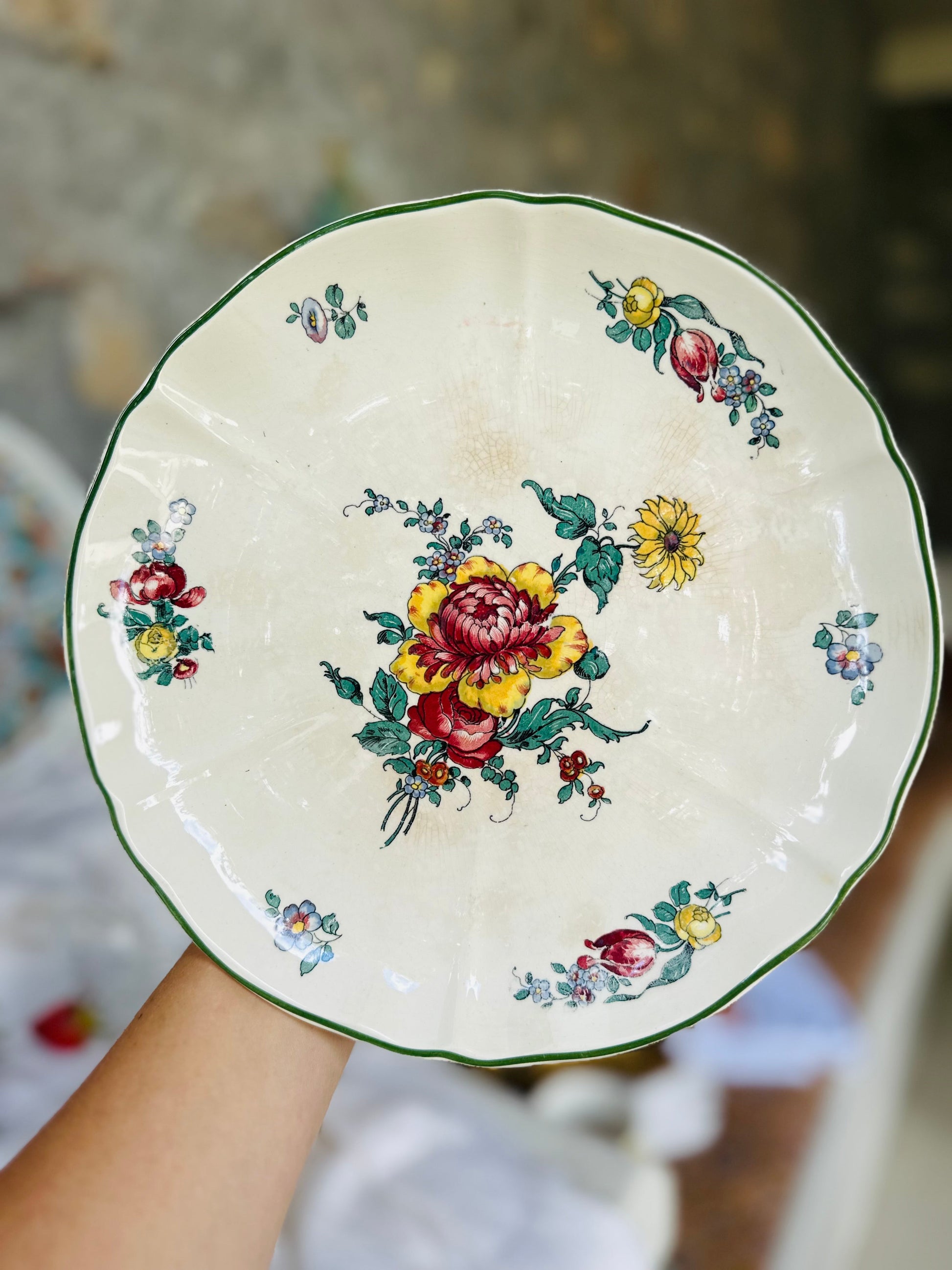 Compotier en faience Villeroy & Boch De Raymonde à Zoé