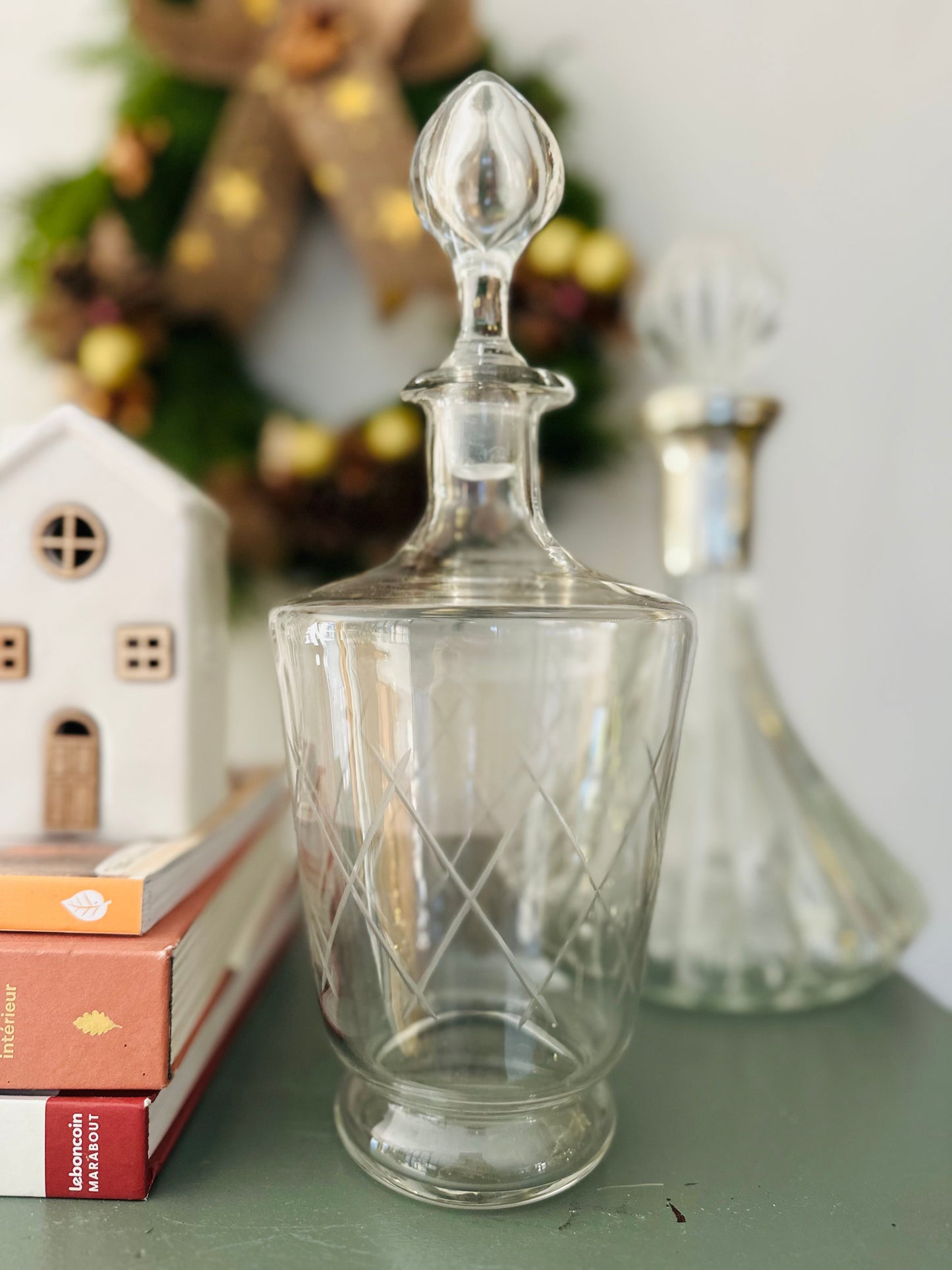 Carafe à décanter en verre ciselé De Raymonde à Zoé