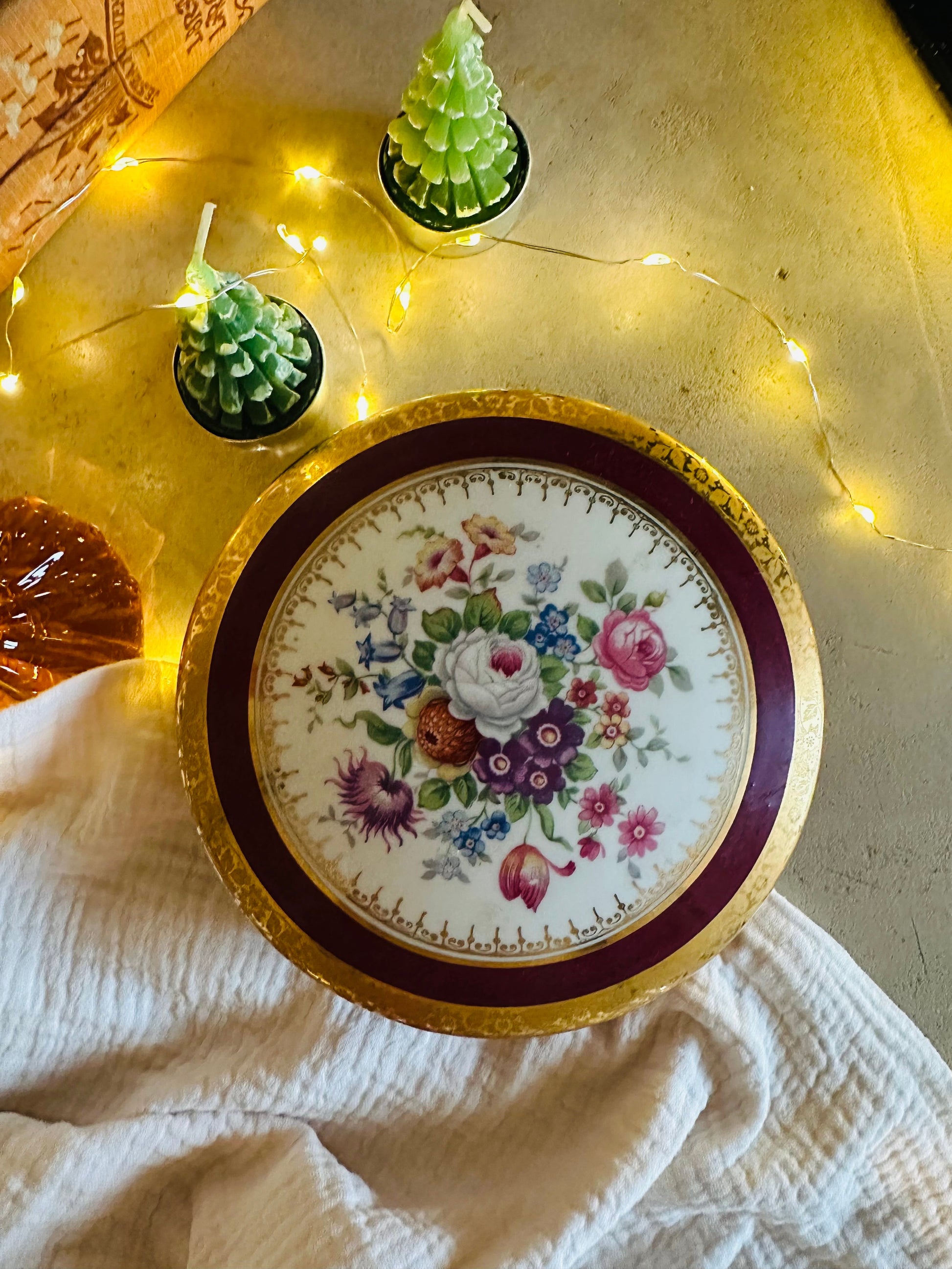 Boite à bijoux en porcelaine de Limoges De Raymonde à Zoé