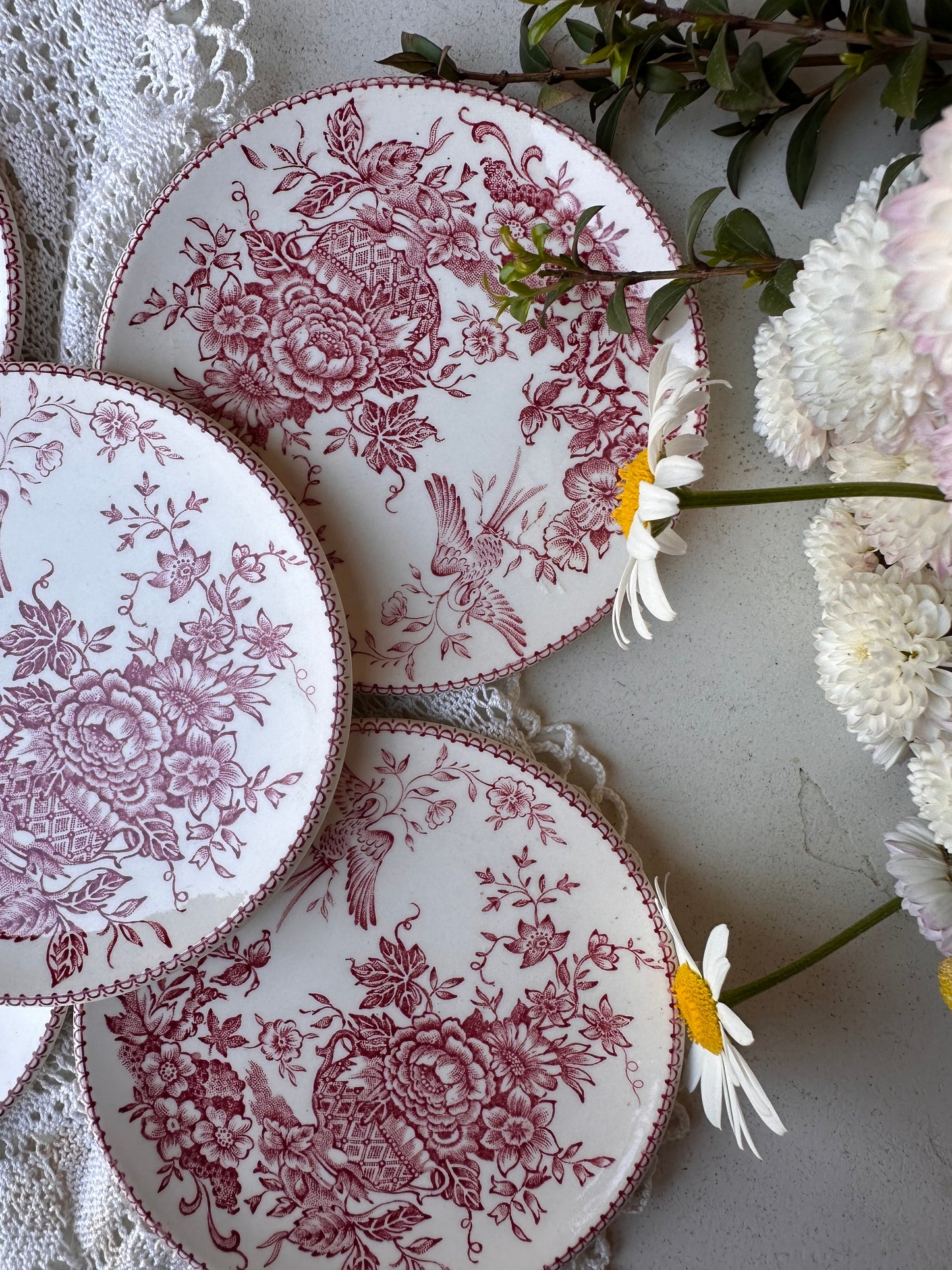 Assiettes à pain ironstone De Raymonde à Zoé