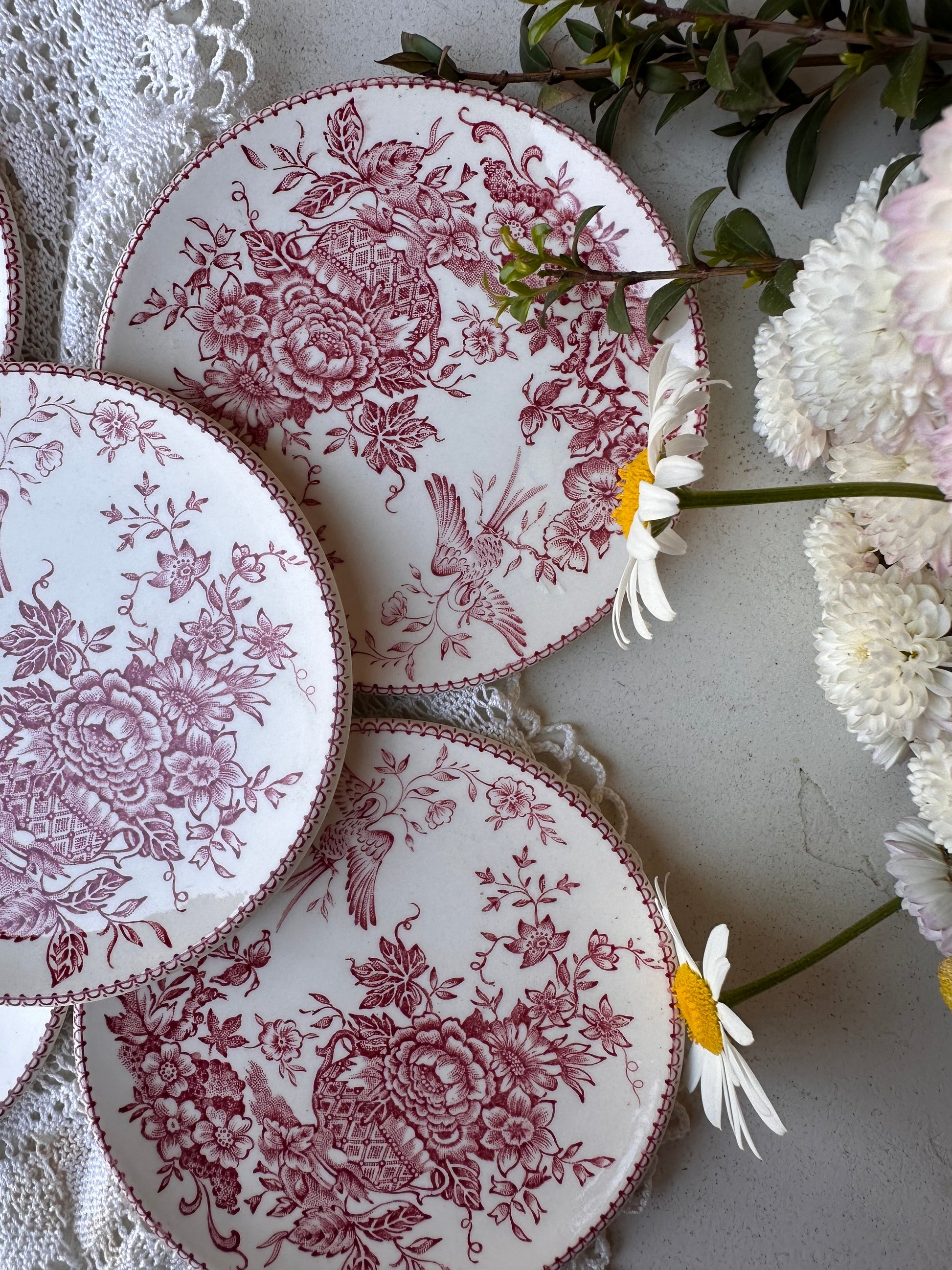 Assiettes à pain ironstone De Raymonde à Zoé