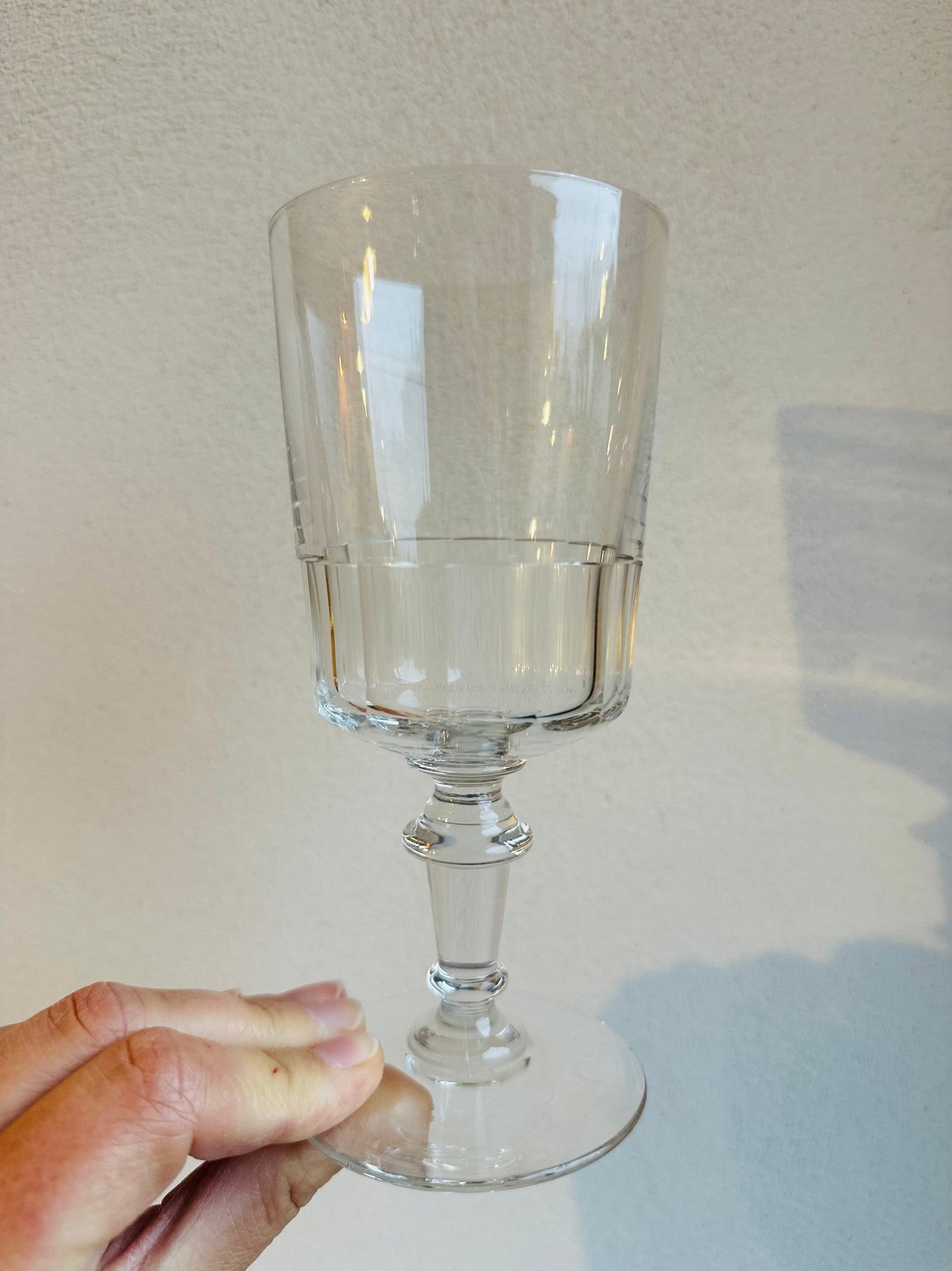 Ensemble de 7 verres à eau ou à vin en verre De Raymonde à Zoé