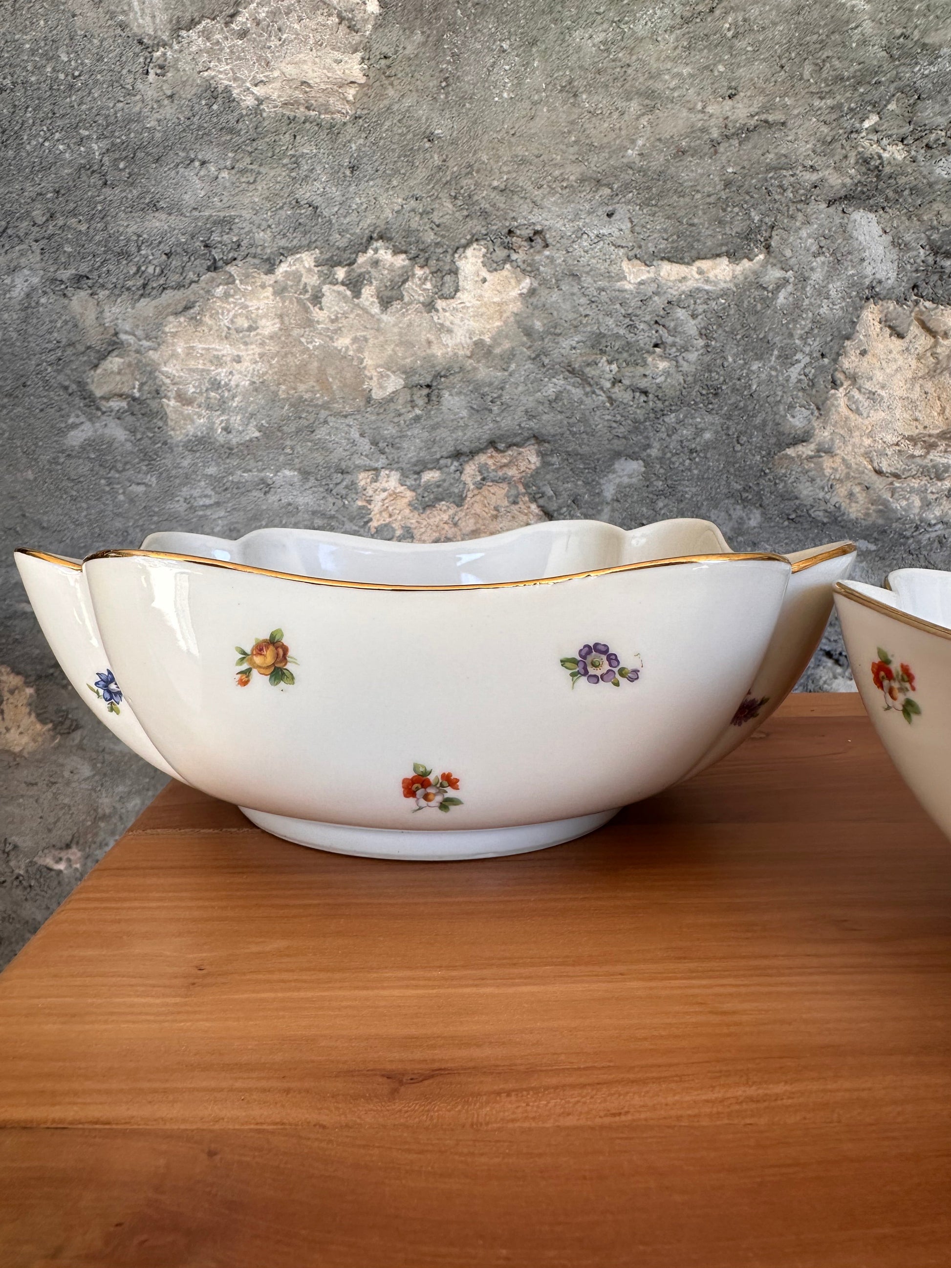 Trio de saladier en porcelaine De Raymonde à Zoé