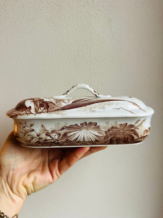 Porte savon ancien en terre de fer De Raymonde à Zoé