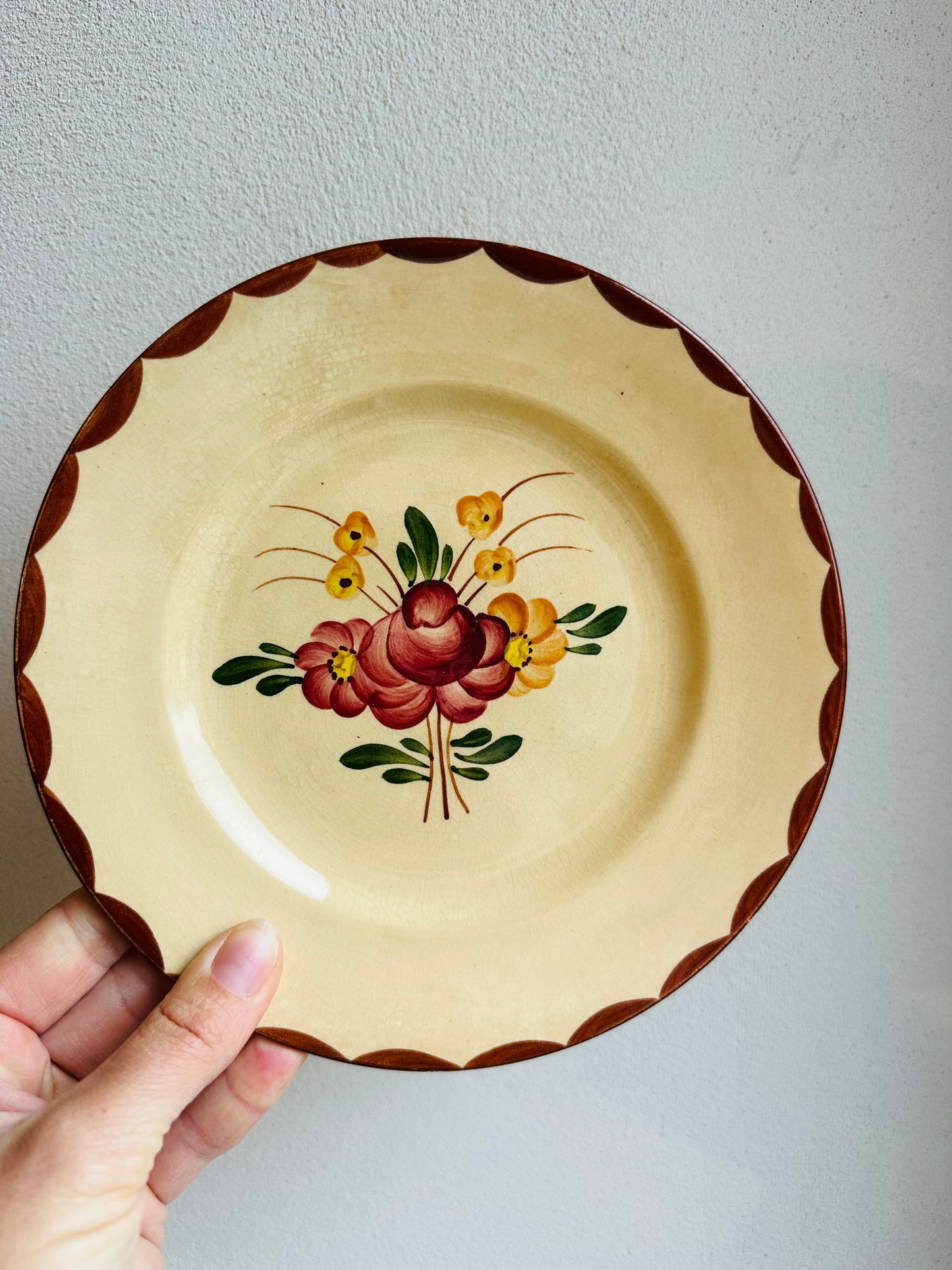 4 assiettes à dessert en faïence de Longchamp De Raymonde à Zoé