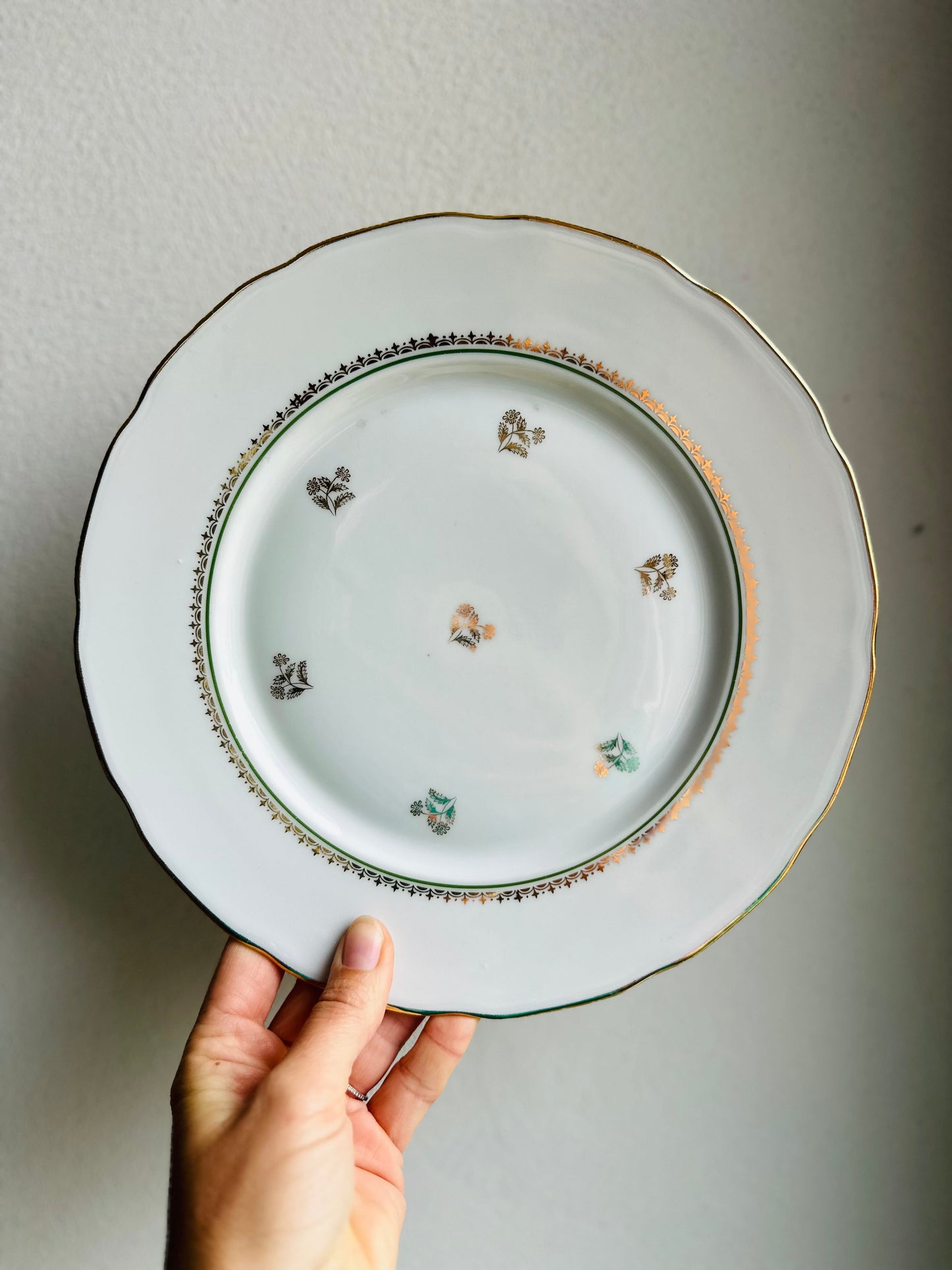 8 assiettes plates en porcelaine De Raymonde à Zoé