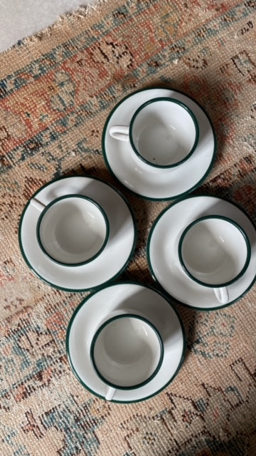 Ensemble de 4 grandes tasses à café ou à thé De Raymonde à Zoé