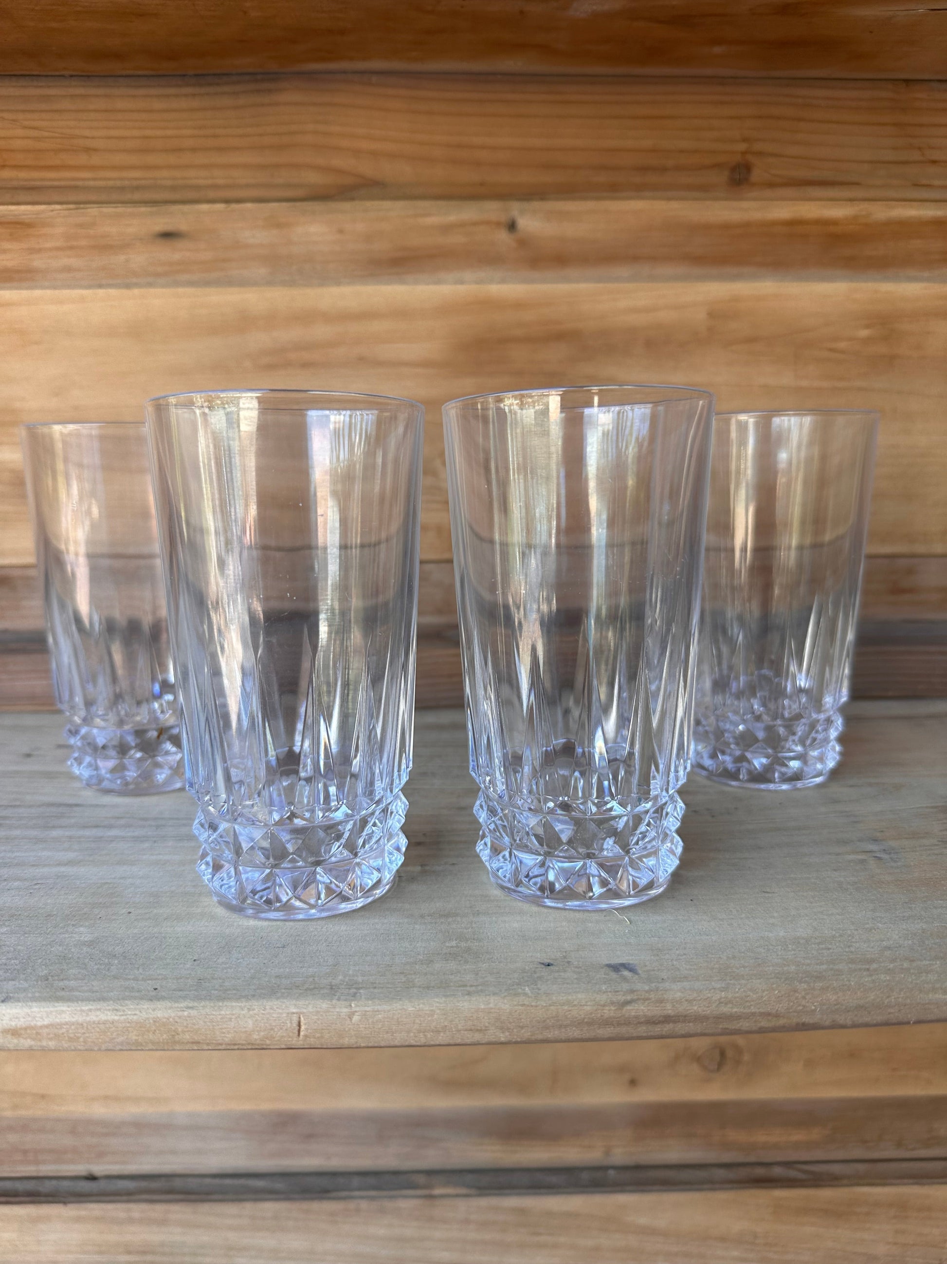 Ensemble de 4 verres à orangeade en cristal De Raymonde à Zoé