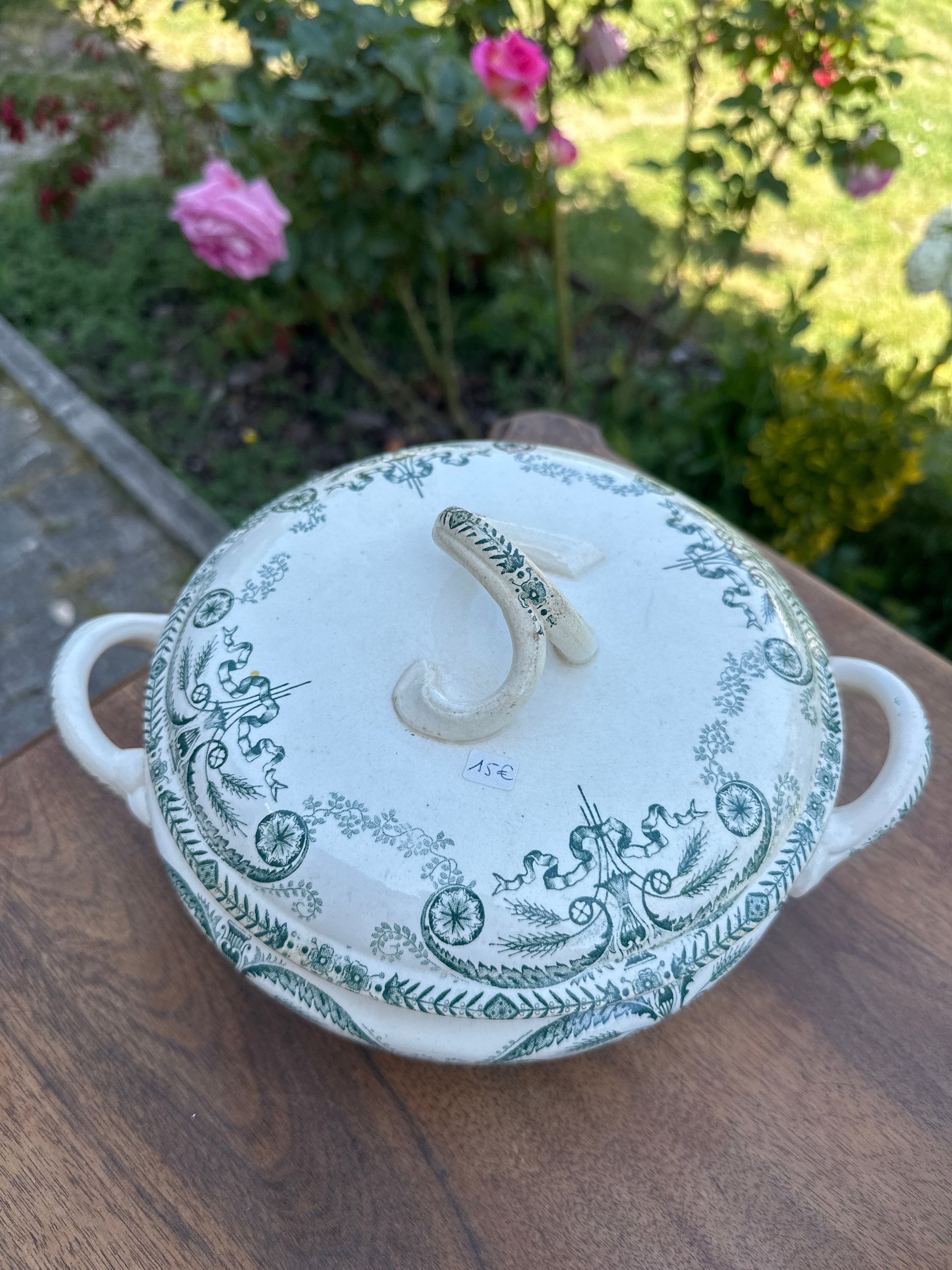 Petite soupière Terre de fer Longwy De Raymonde à Zoé