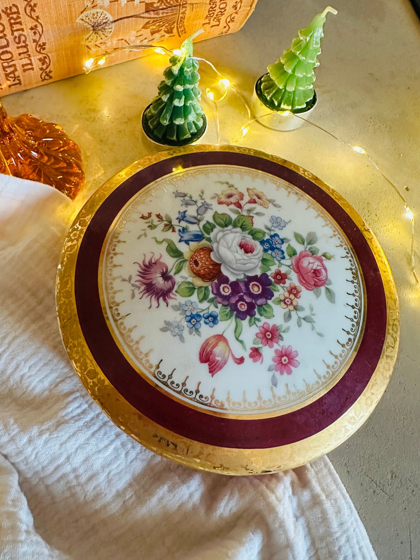 Boite à bijoux en porcelaine de Limoges De Raymonde à Zoé