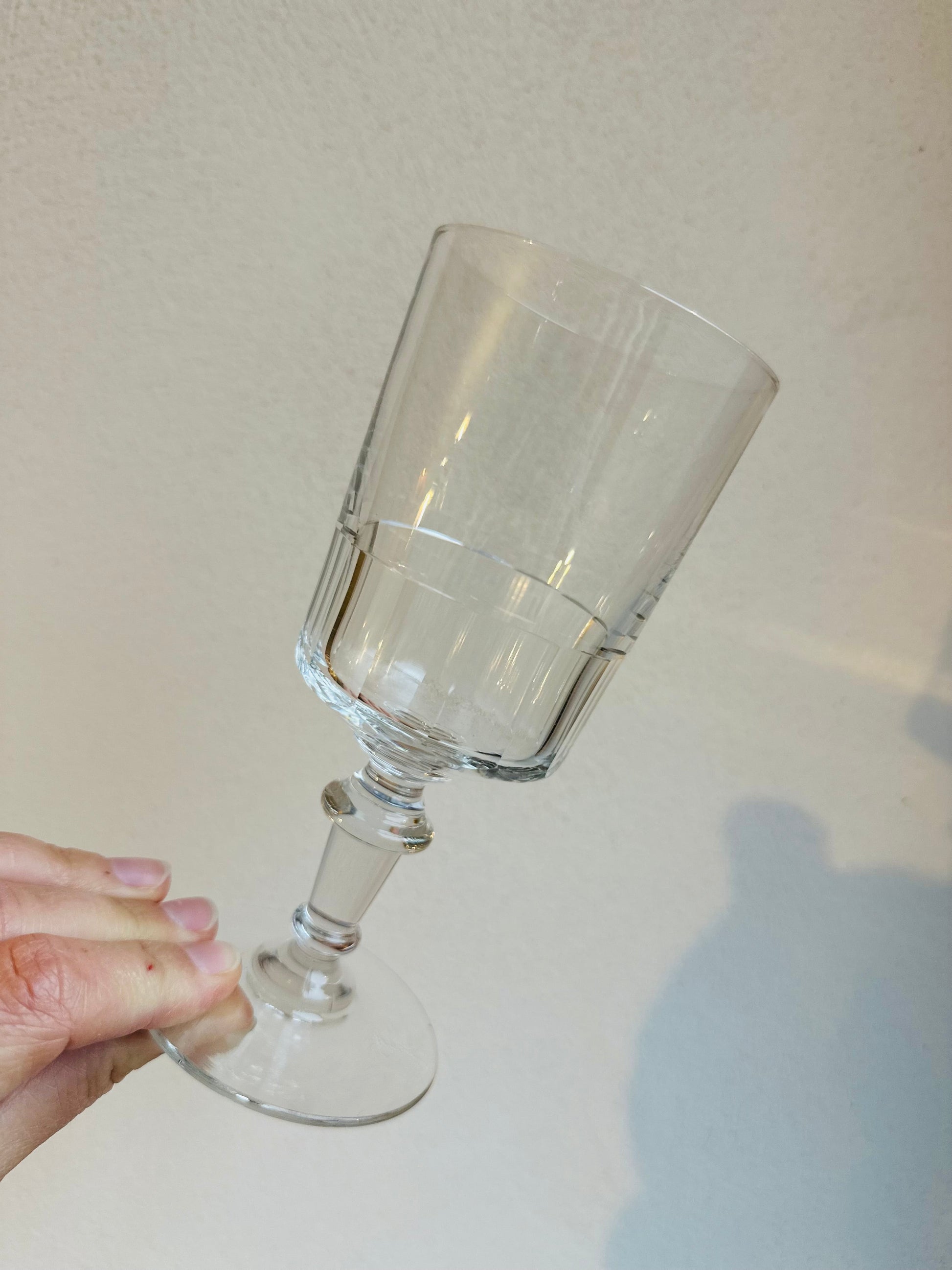 Ensemble de 7 verres à eau ou à vin en verre De Raymonde à Zoé