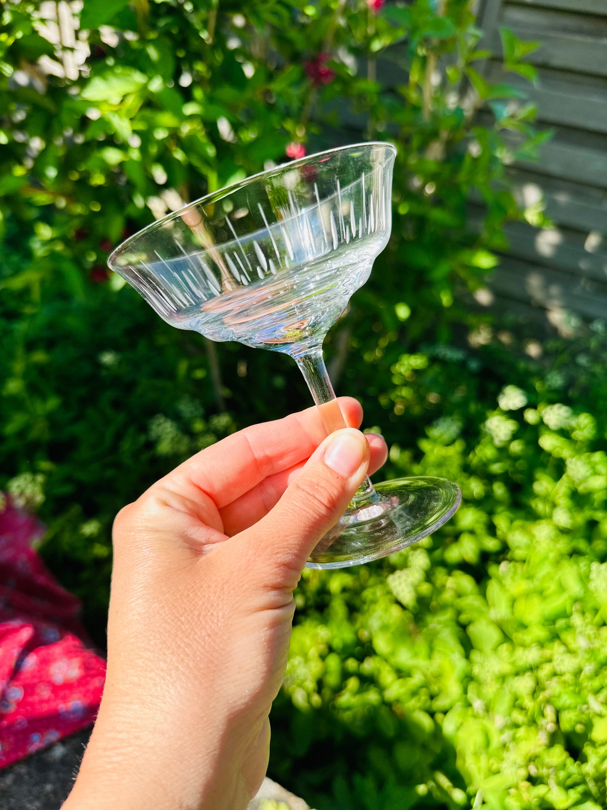 10 coupes à champagne en cristal ciselé De Raymonde à Zoé