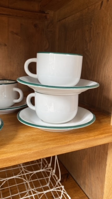 Ensemble de 4 grandes tasses à café ou à thé De Raymonde à Zoé