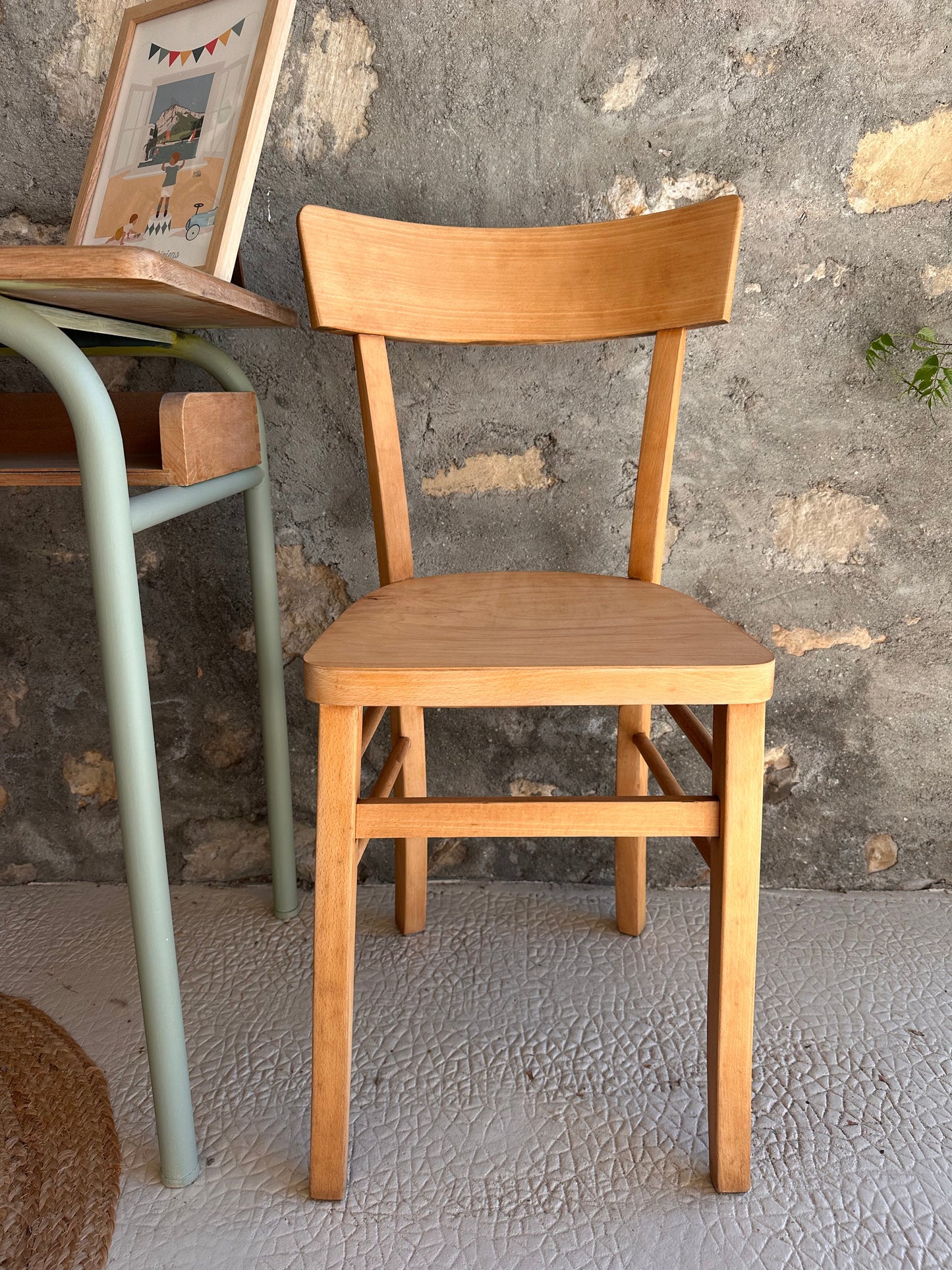 Chaise de bistrot en bois De Raymonde à Zoé