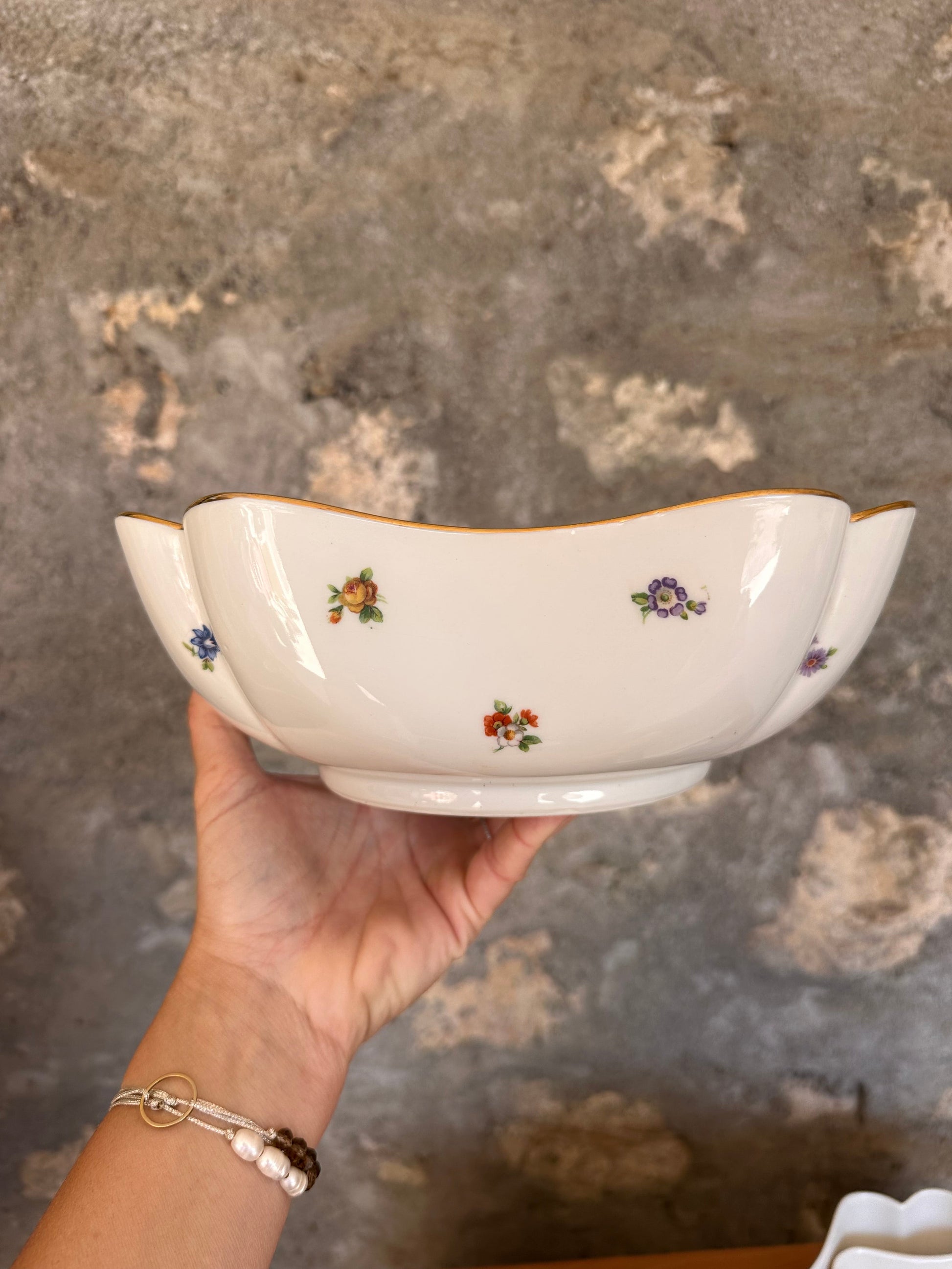 Trio de saladier en porcelaine De Raymonde à Zoé