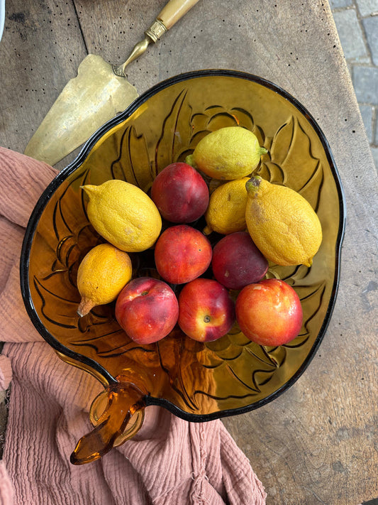 saladier ou coupe a fruits en verre De Raymonde à Zoé