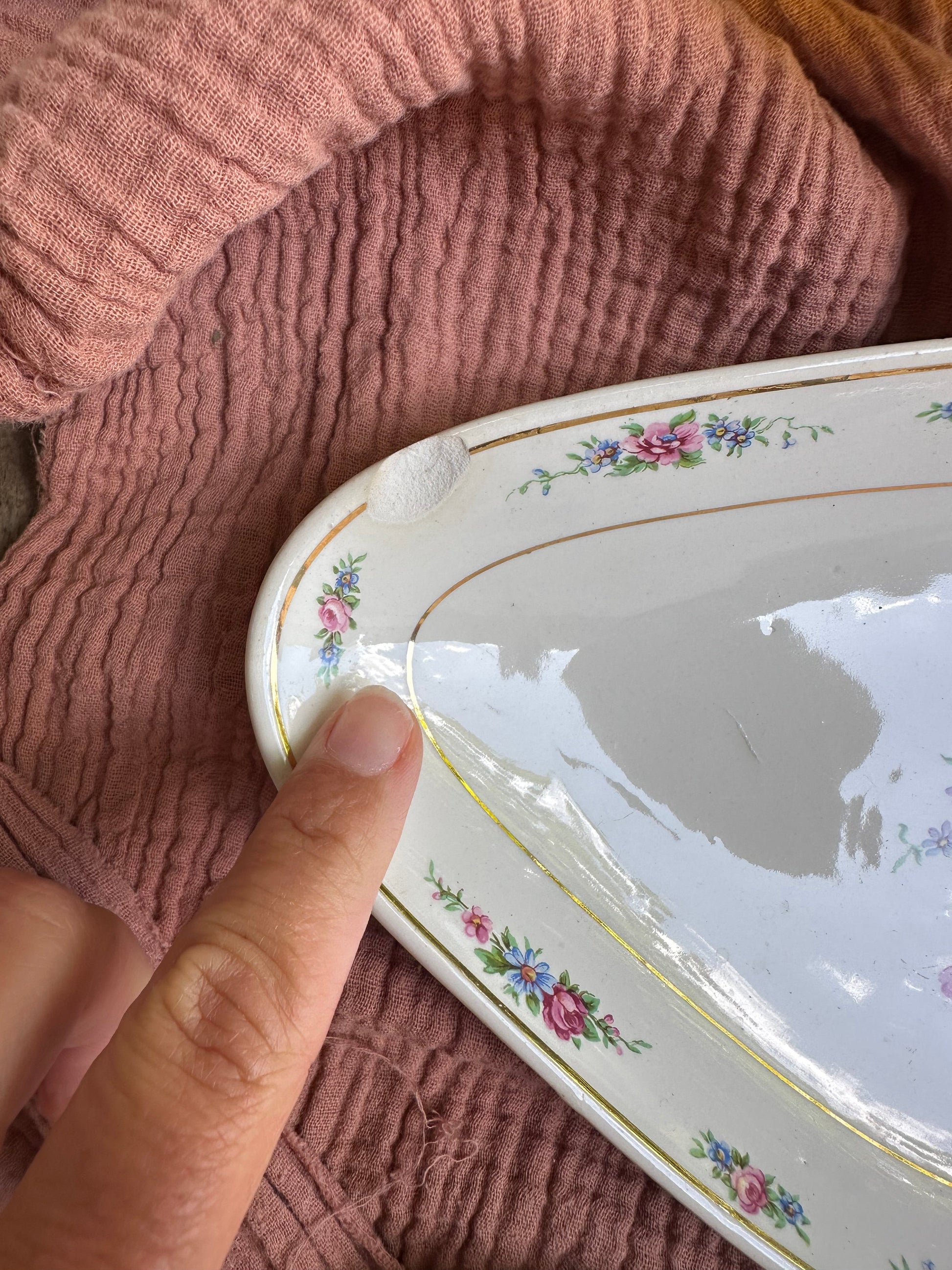 Ensemble de 2 raviers en faïence De Raymonde à Zoé