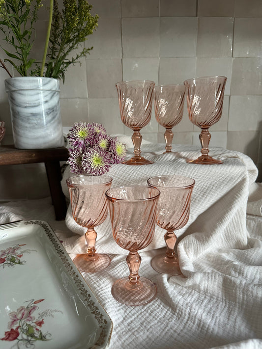 Ensemble de 6 verres Rosaline De Raymonde à Zoé