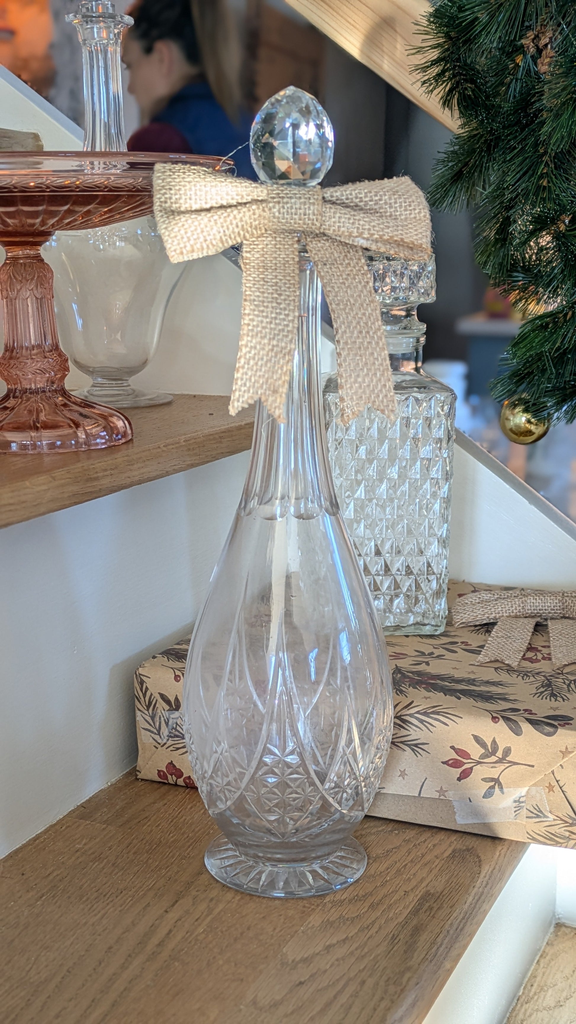 Carafe à décanter en cristal taillé De Raymonde à Zoé
