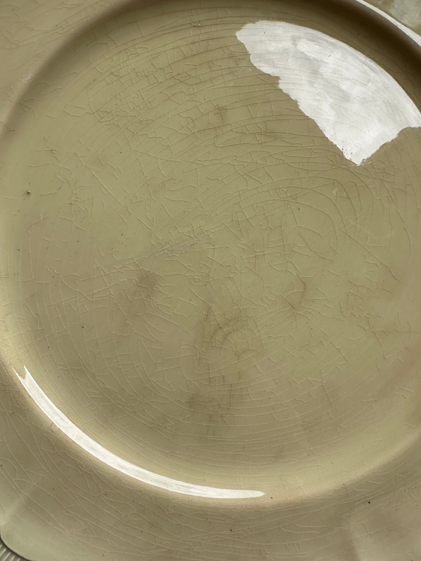 Plat à tarte en faience vintage Longchamp De Raymonde à Zoé